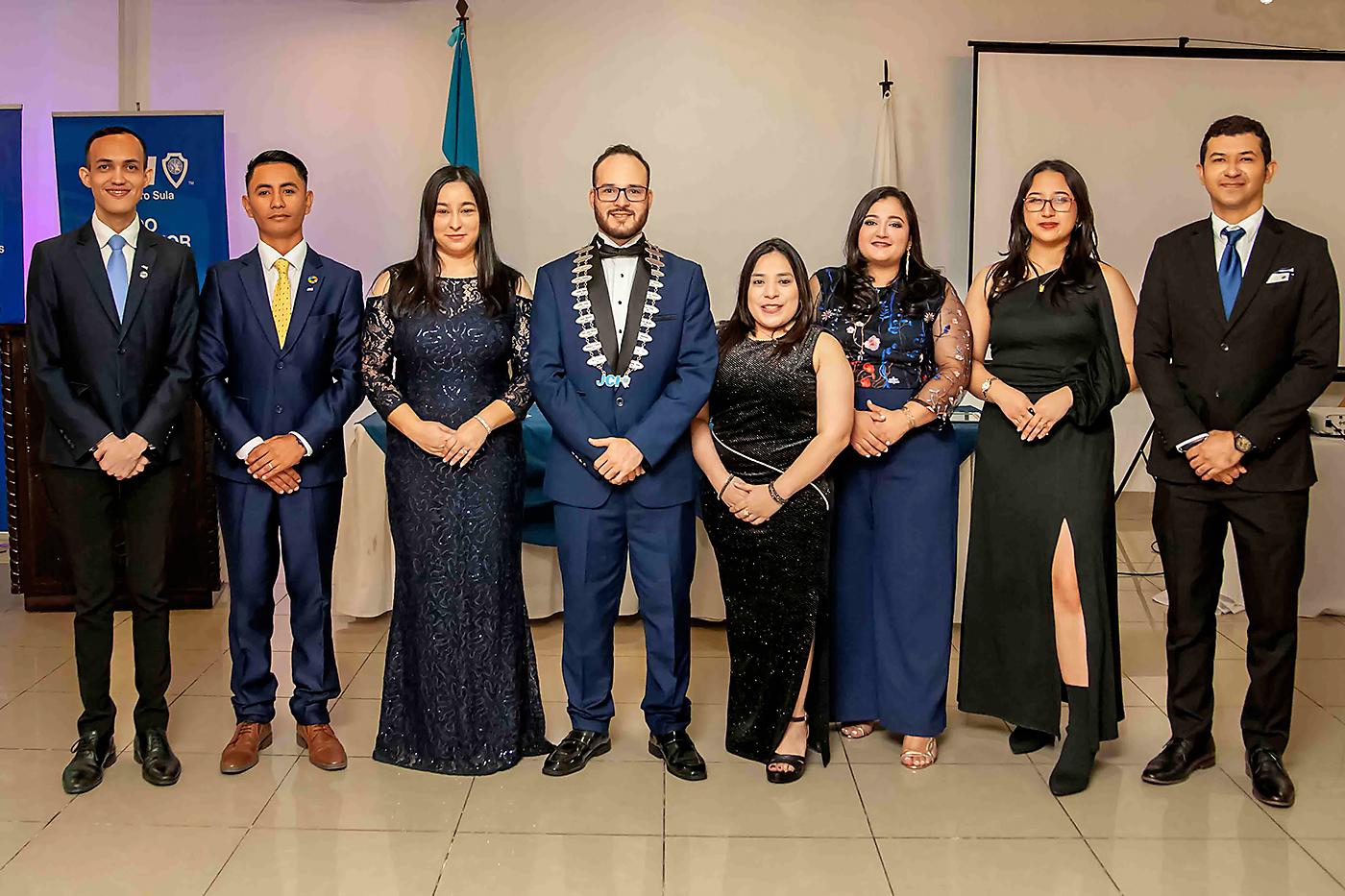 La nueva junta directiva Cámara Junior San Pedro Sula