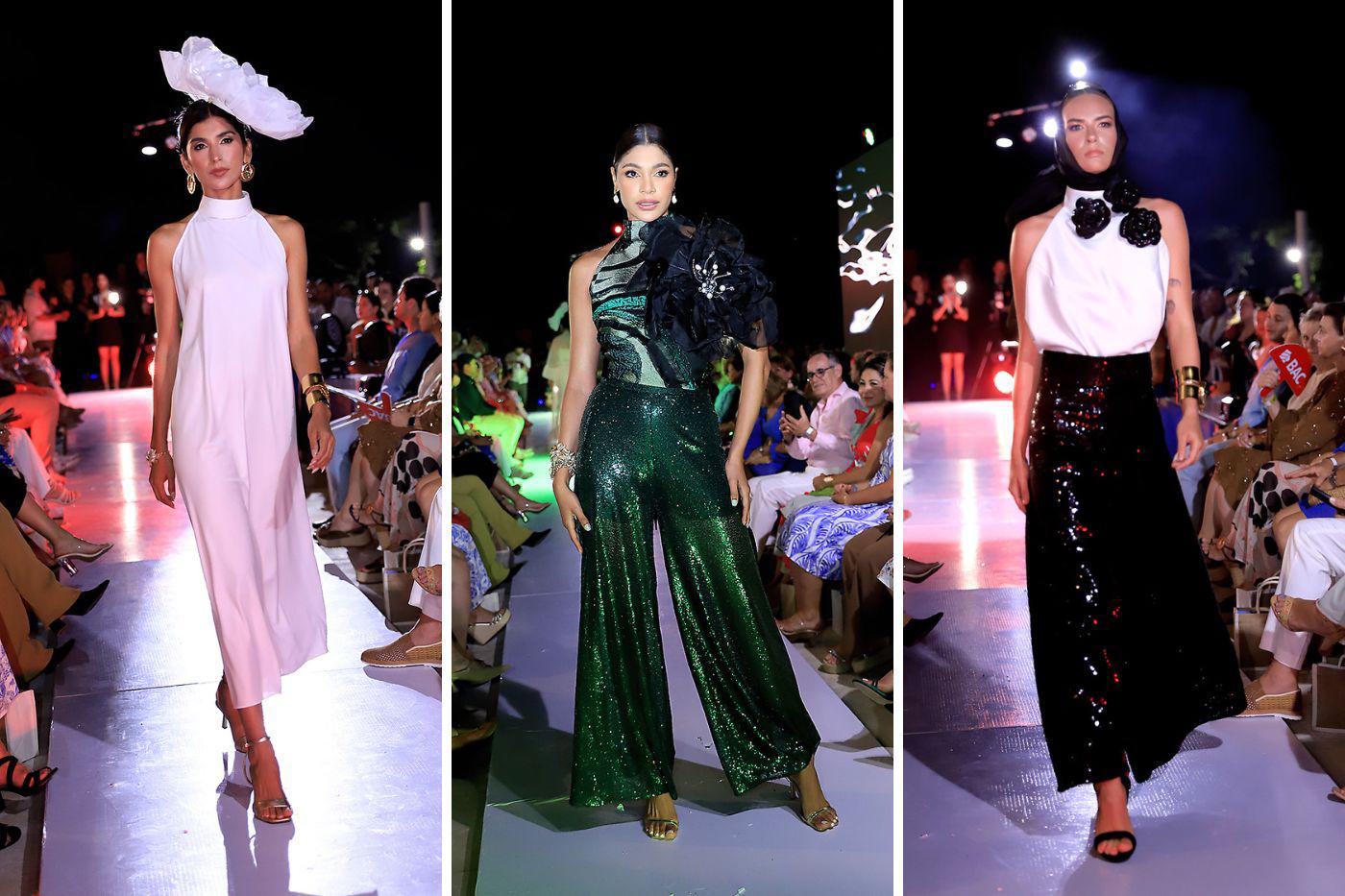 Lo que nació como un diálogo íntimo entre las sombras y el océano, se transformó en moda. Mar de Sombras, la más reciente propuesta del diseñador hondureño Miguel Chong, llegó al Roatán Fashion Show 2025. Inspirado en el mar que da vida, Chong tradujo su visión en siluetas fluidas, texturas envolventes y una paleta de colores que evoca profundidad. En una noche presentada por BAC Credomatic Honduras, la colección se convirtió en un relato visual que unió arte y elegancia sobre la pasarela.
