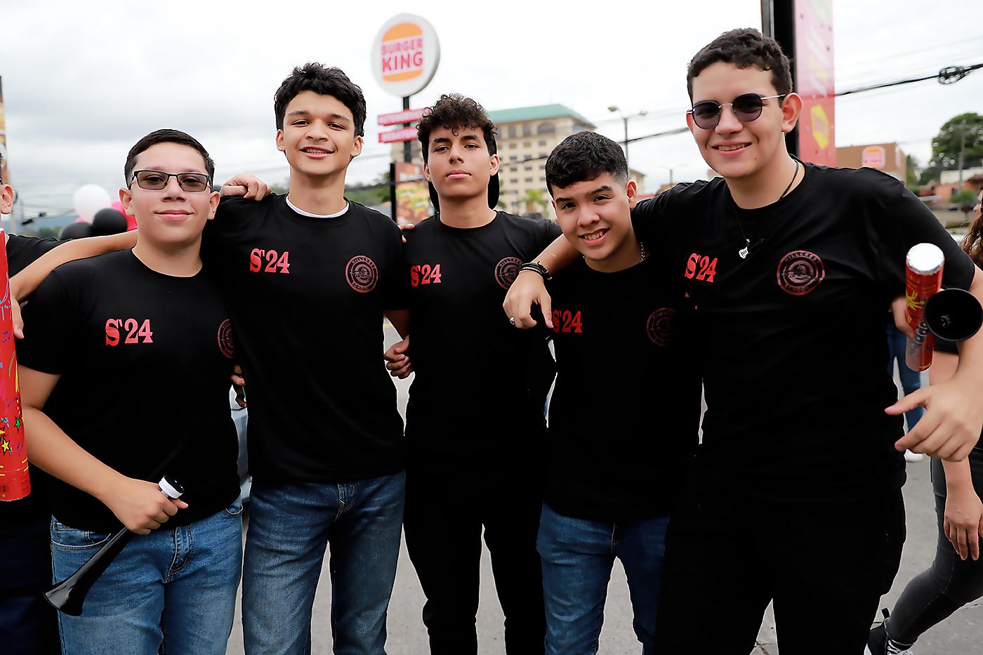 Andreé Carmona, Jose Daniel Rodriguez, Engell Trejo, Mathyas Melo, Eduardo Cedeño