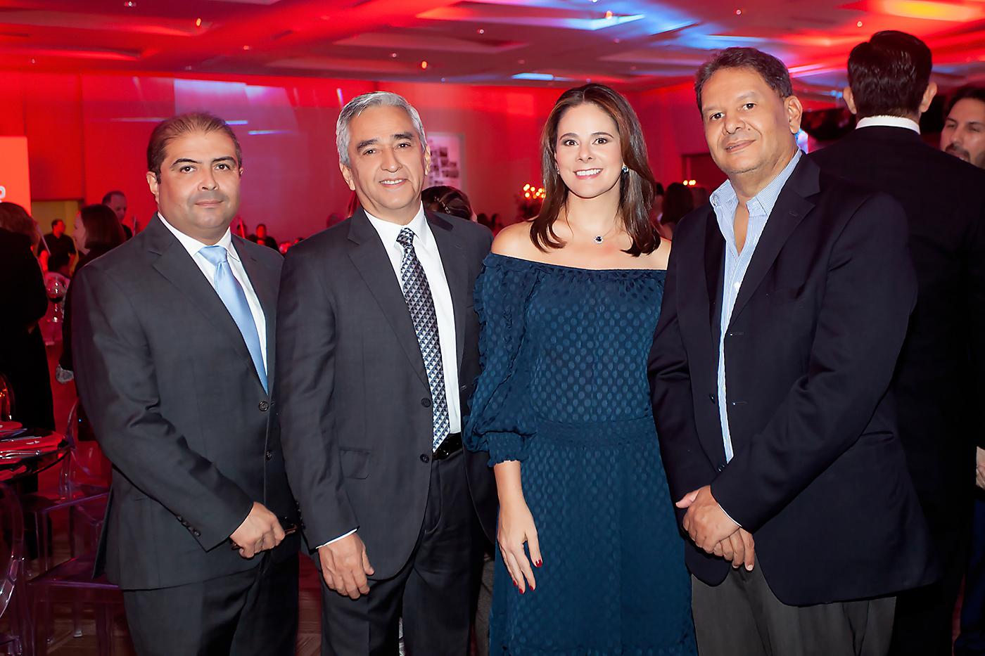 José Molina, Heidy Siwady y Jorge Rivera.