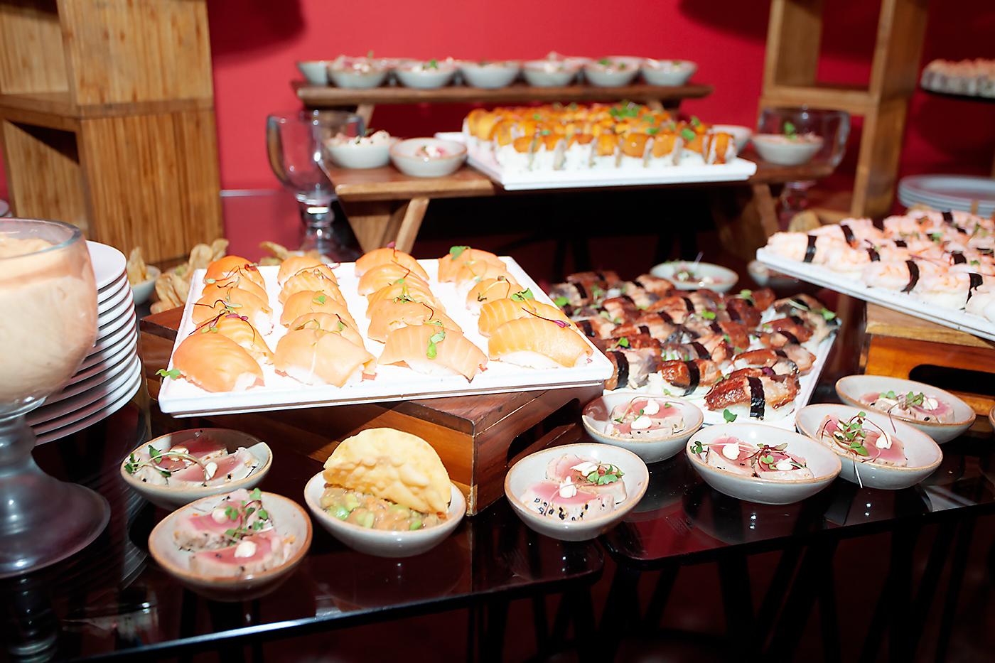 Variedad de sushi.