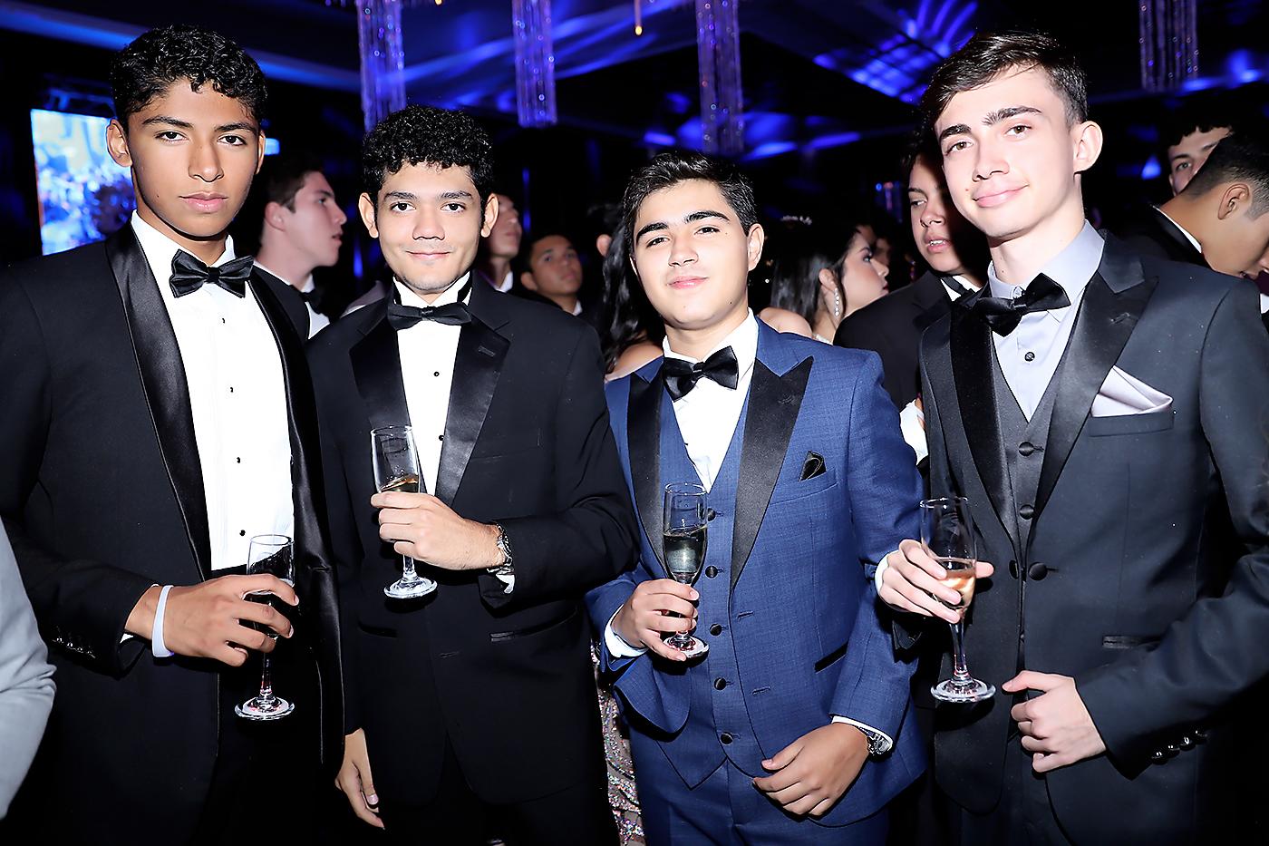 César Pavón, Carlos Castillo, Lenard Rodríguez y Luis Carlos Castillo