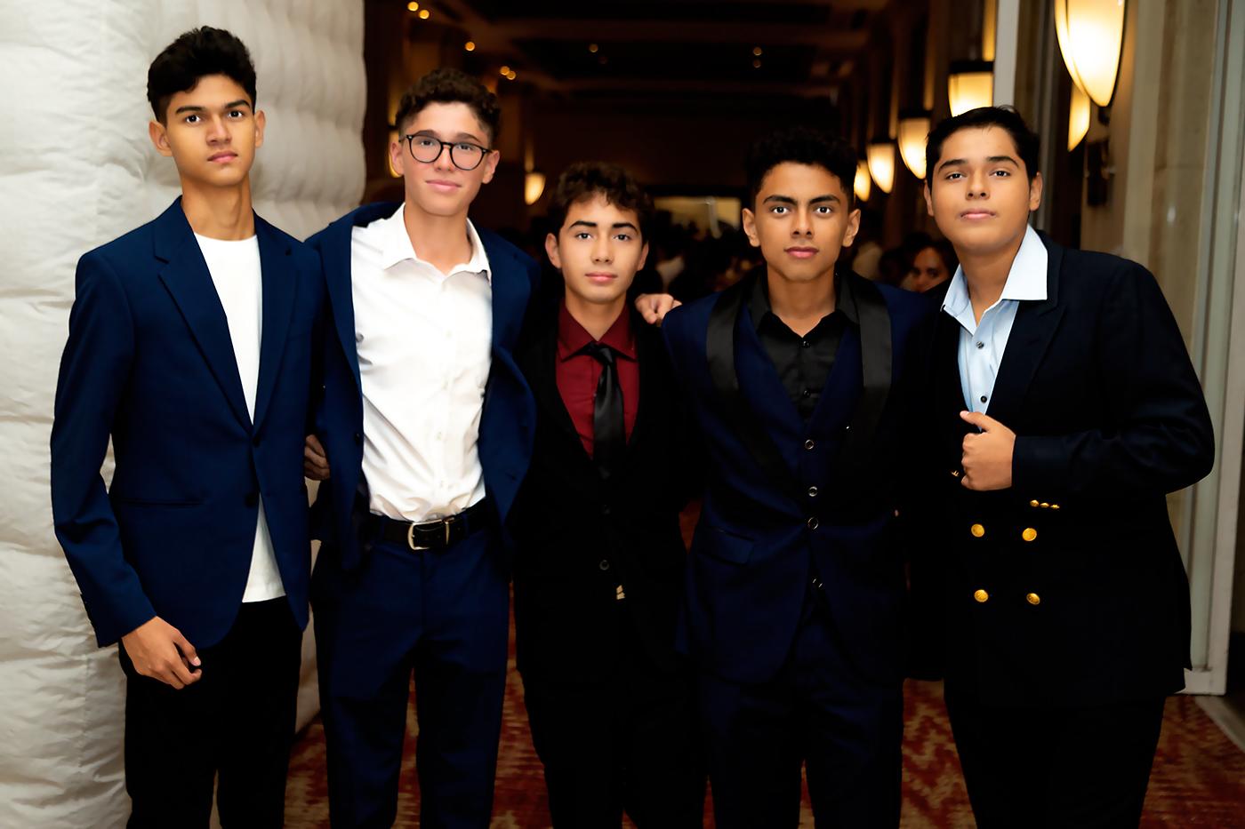Adrián Cruz, Diego Bellino, Emilo Mejía, Gabriel Oliva y Osman Irías.