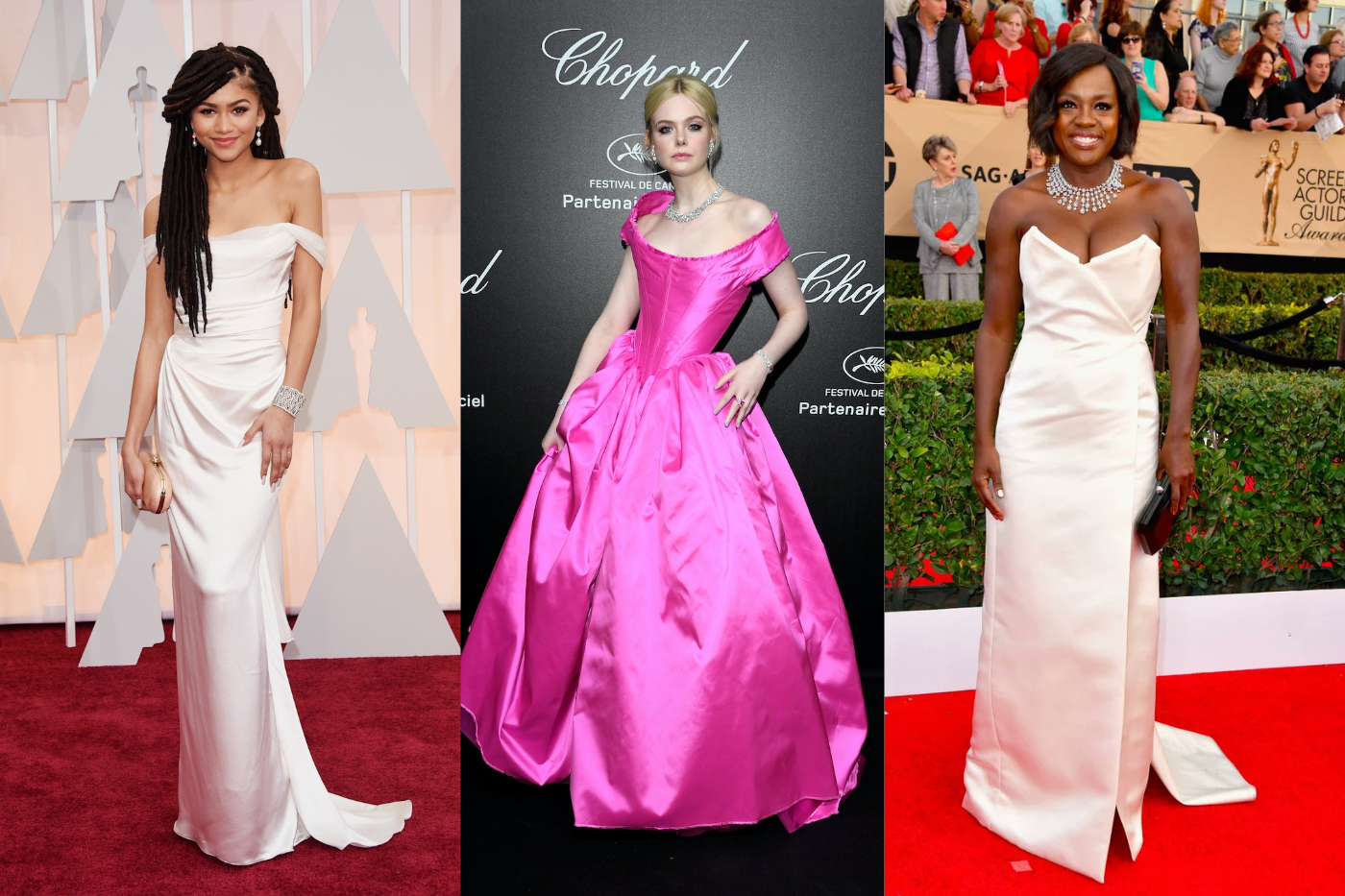 Igual, cabe mencionar que Vivienne Westwood ha vestido a muchas celebridades para varias alfombras rojas. En este caso, Viola Davis usó uno de sus vestidos para los SAG en 2017; Elle Faning en Cannes 2019 y, Zendaya en los Óscar 2015. Sin duda, se fue un ícono de la moda. Descansa en paz, Queen Viv. 