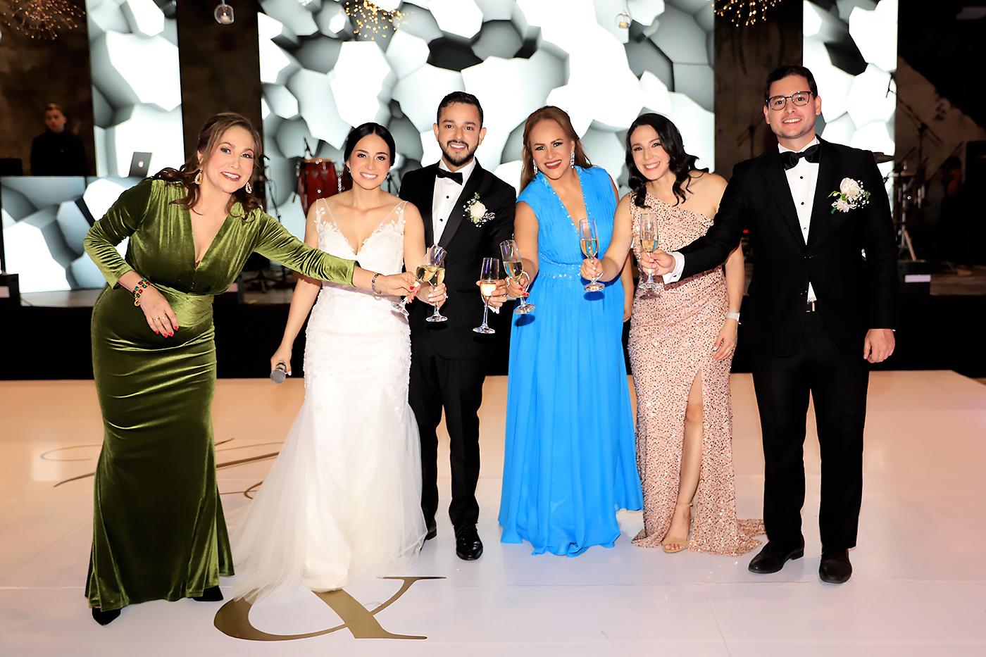 Así fue la boda de Michelle Clamer y Rolando Montero