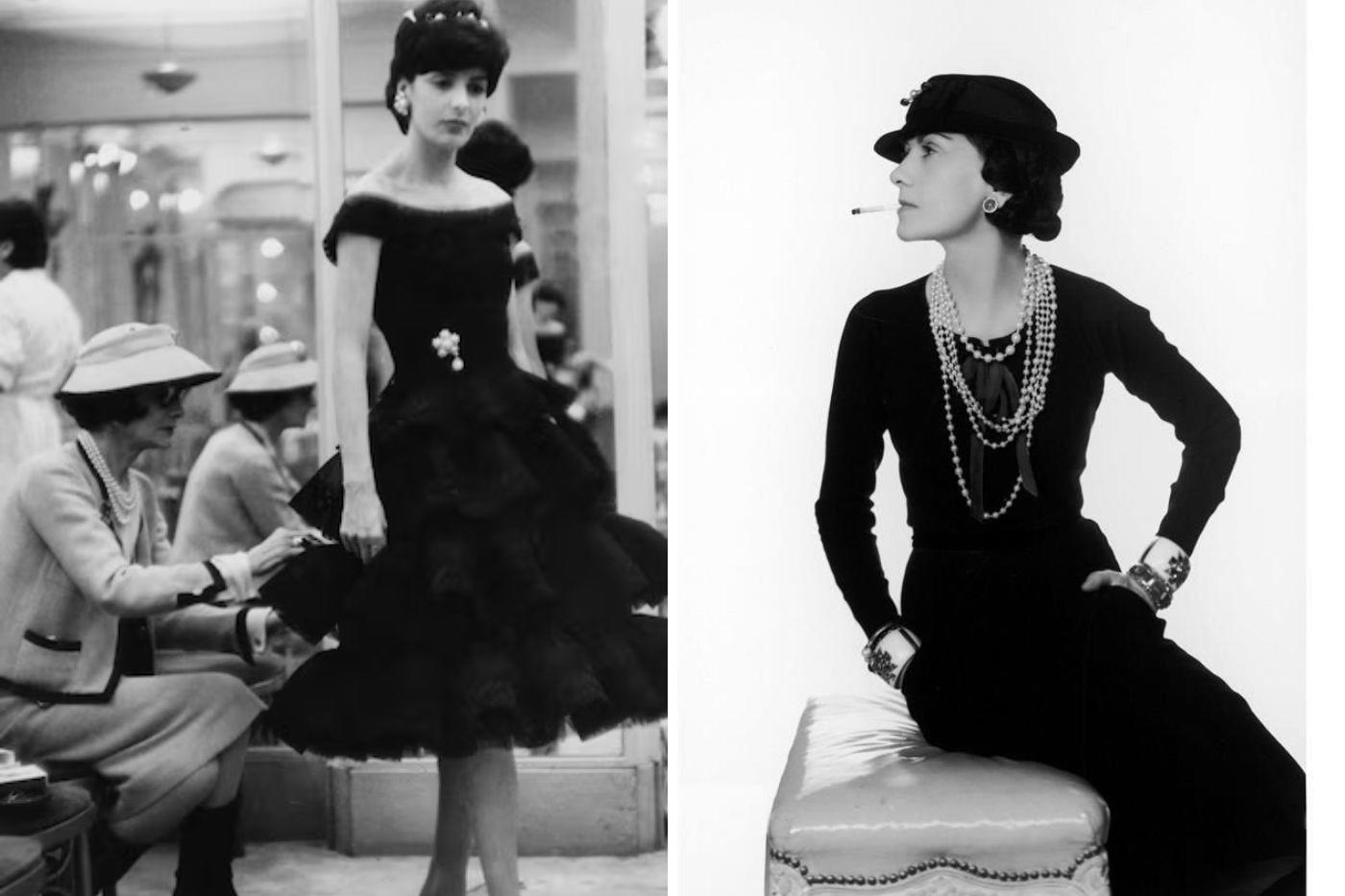 En 1926 presentó el famoso “little black dress” una prenda sencilla e indispensable que cambió los estándares de la moda femenina, su propuesta fue revolucionaria porque convirtió el color negro en aspecto elegante y versátil.