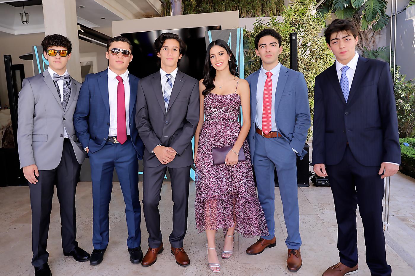 Sebastián Lobo, Ángel Batres, César Agurcía, Andrea Faraj, Abraham Mahomar y Alexei Rumman.
