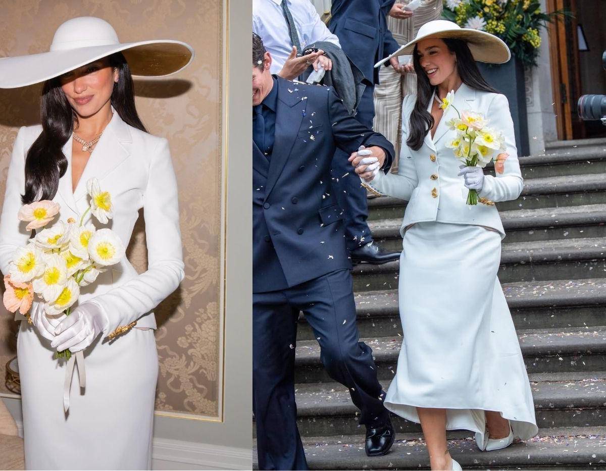 Todo sobre el vestido de boda de Dua Lipa
