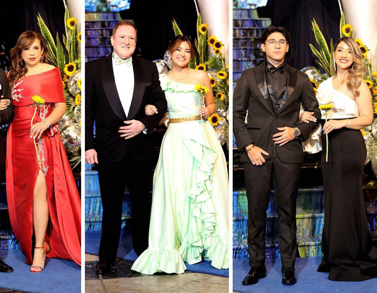 Las escaleras del Centro de Convenciones del Hotel Honduras Maya de pintaron de la Noche Estrellada de Van Gogh y se adornaron de girasoles para la prom de los seniors 2025 de Dowal School. Llenos de entusiamo, los jóvenes desfilaron junto a sus padres para iniciar esa gran noche.