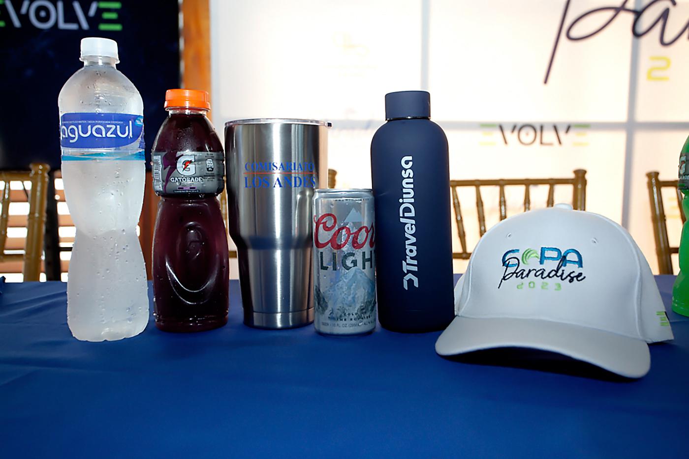 Productos de las marcas patrocinadoras.