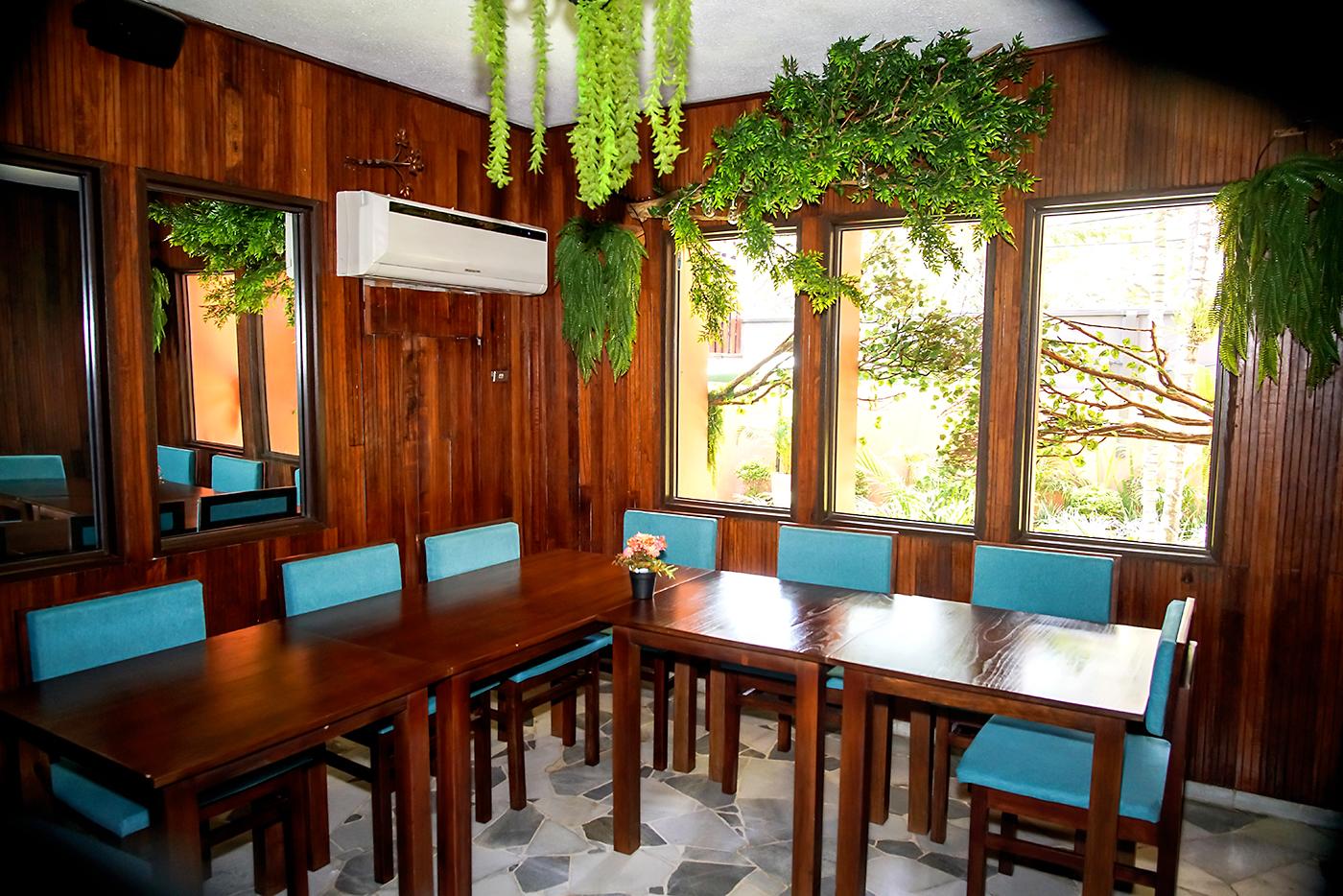 Ambiente fresco y agradable para compartir en familia o con amigos.