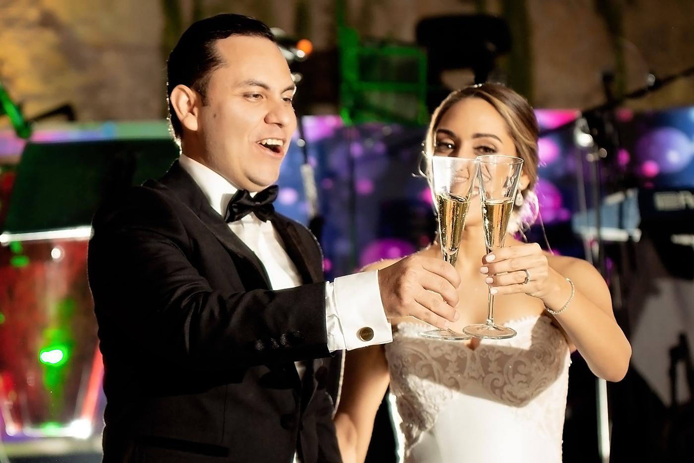 La pareja, que organizó detalle a detalle su celebración