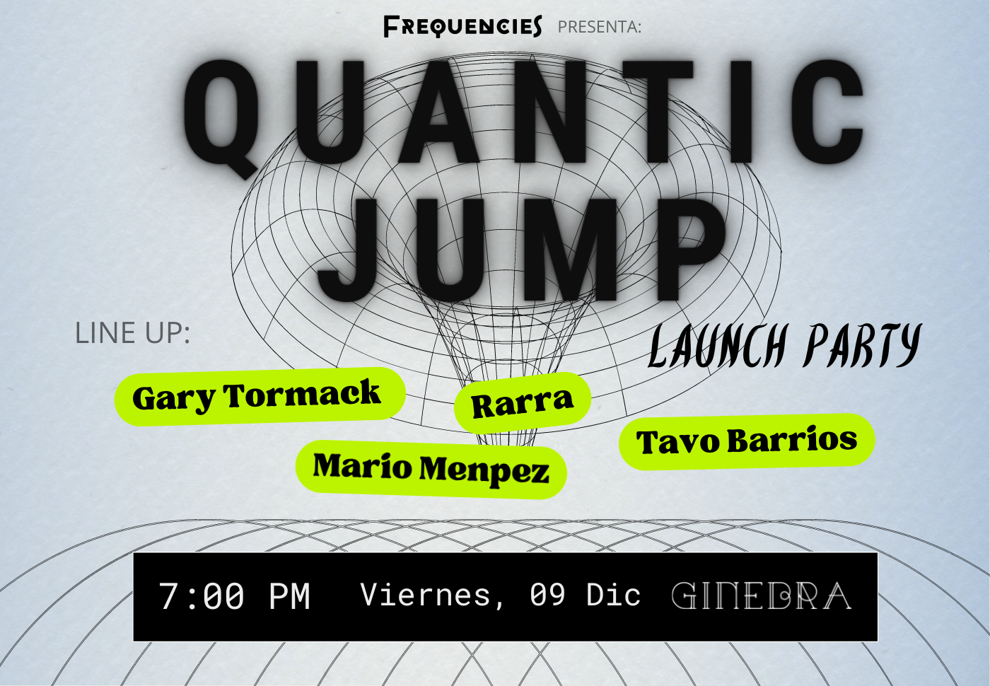 Frequencies te invita al evento Quantic Jump