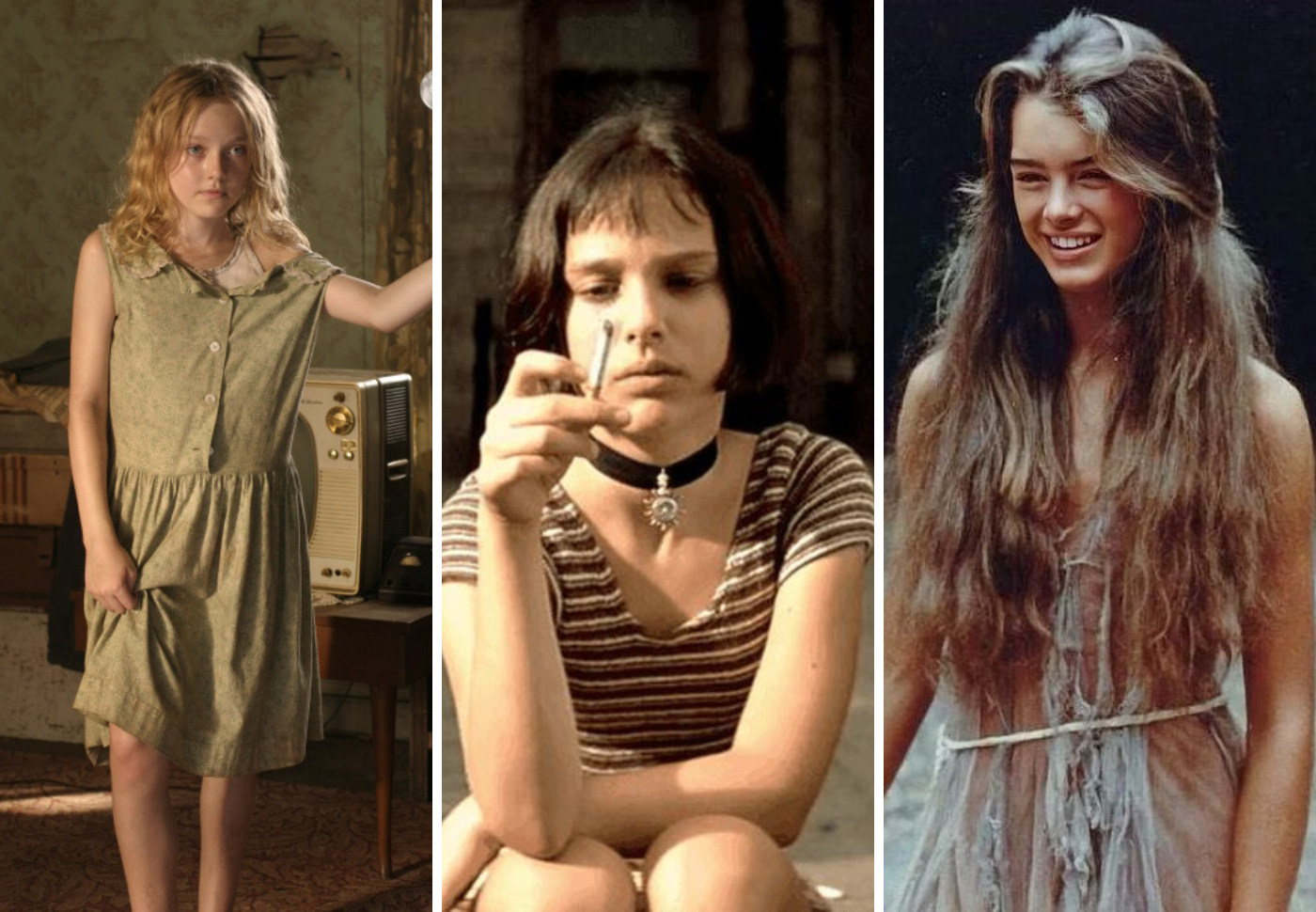 La industria del cine no consideró la edad estas jóvenes actrices que interpretaron papeles de adulto siendo aun unas niñas, lo que trajo una avalancha de críticas por parte de los espectadores.