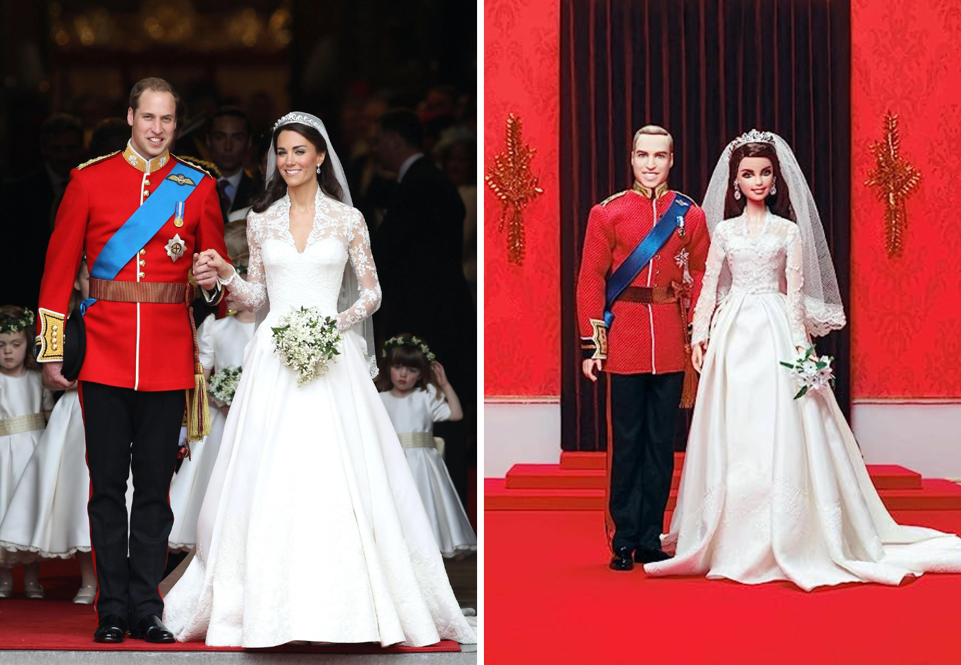 Príncipe Guillermo y Kate Middleton.