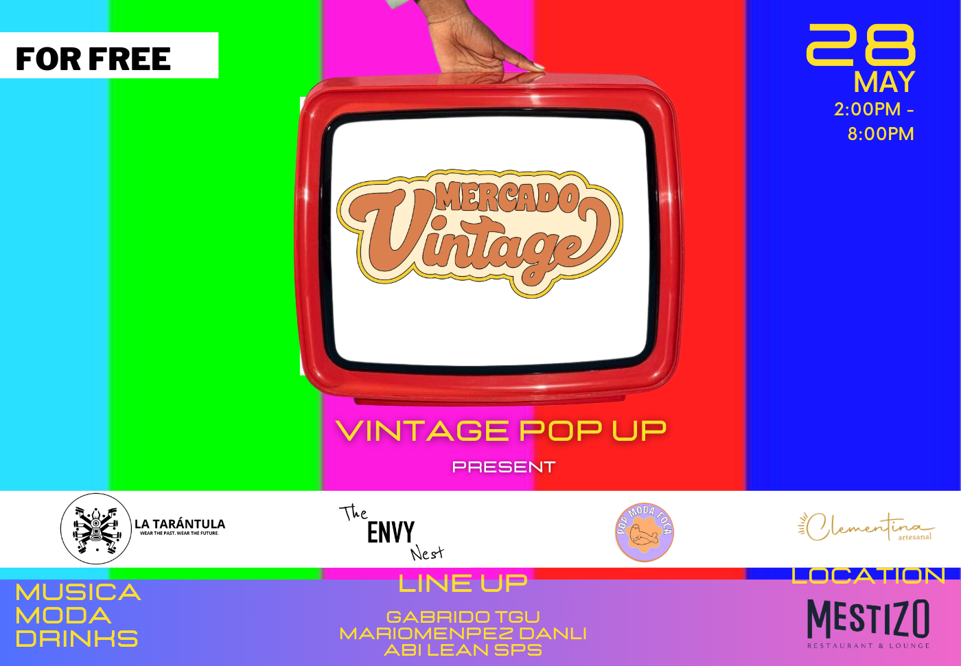 ¡No te pierdas Mercado Vintage en Mestizo!