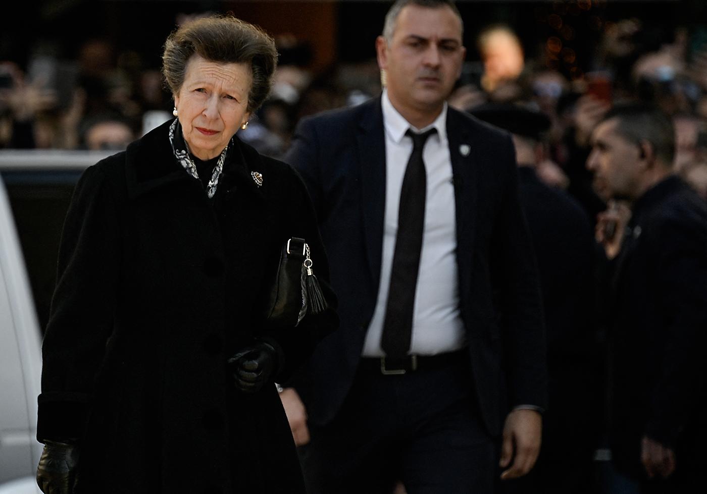 La princesa Ana asistió en representación de Gran Bretaña