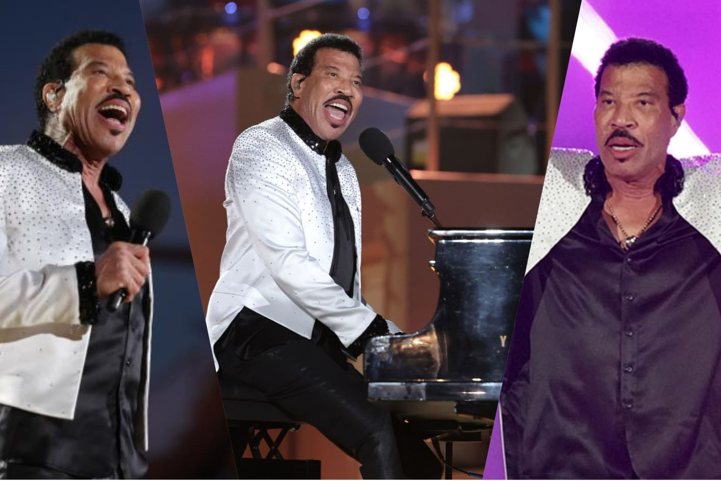 Lionel RichieEl cantante interpretó su canción “All Night Long” ejecutando al mismo tiempo un piano.