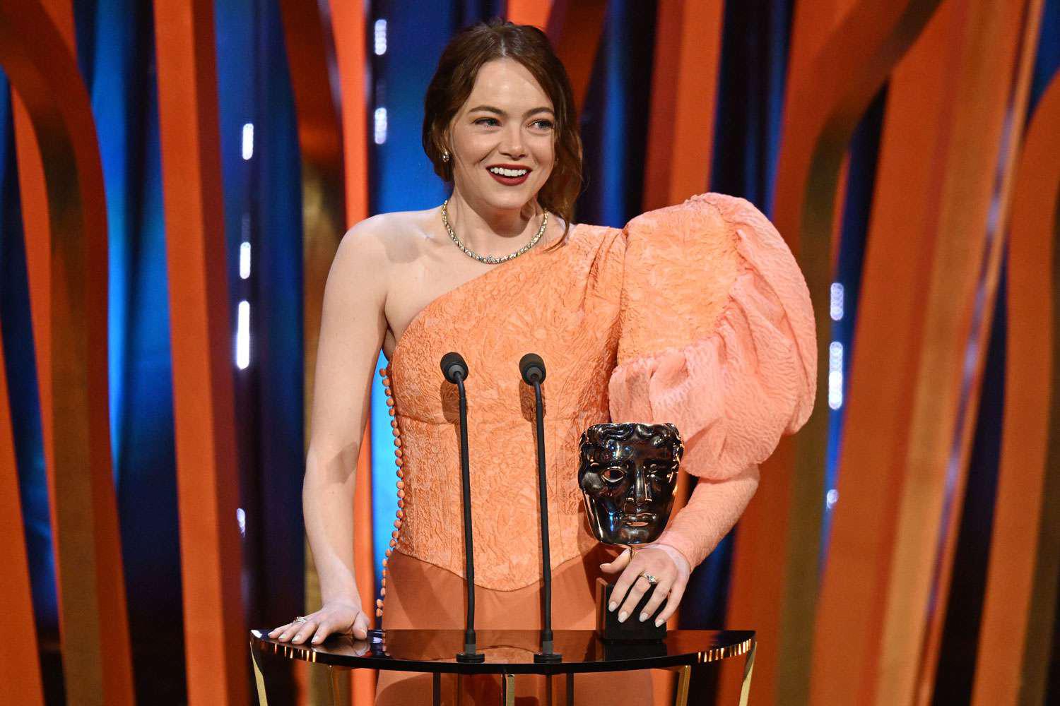 <b>Emma Stone</b>, ganadora de la categoría “Mejor Actriz” con Pobres Criaturas.