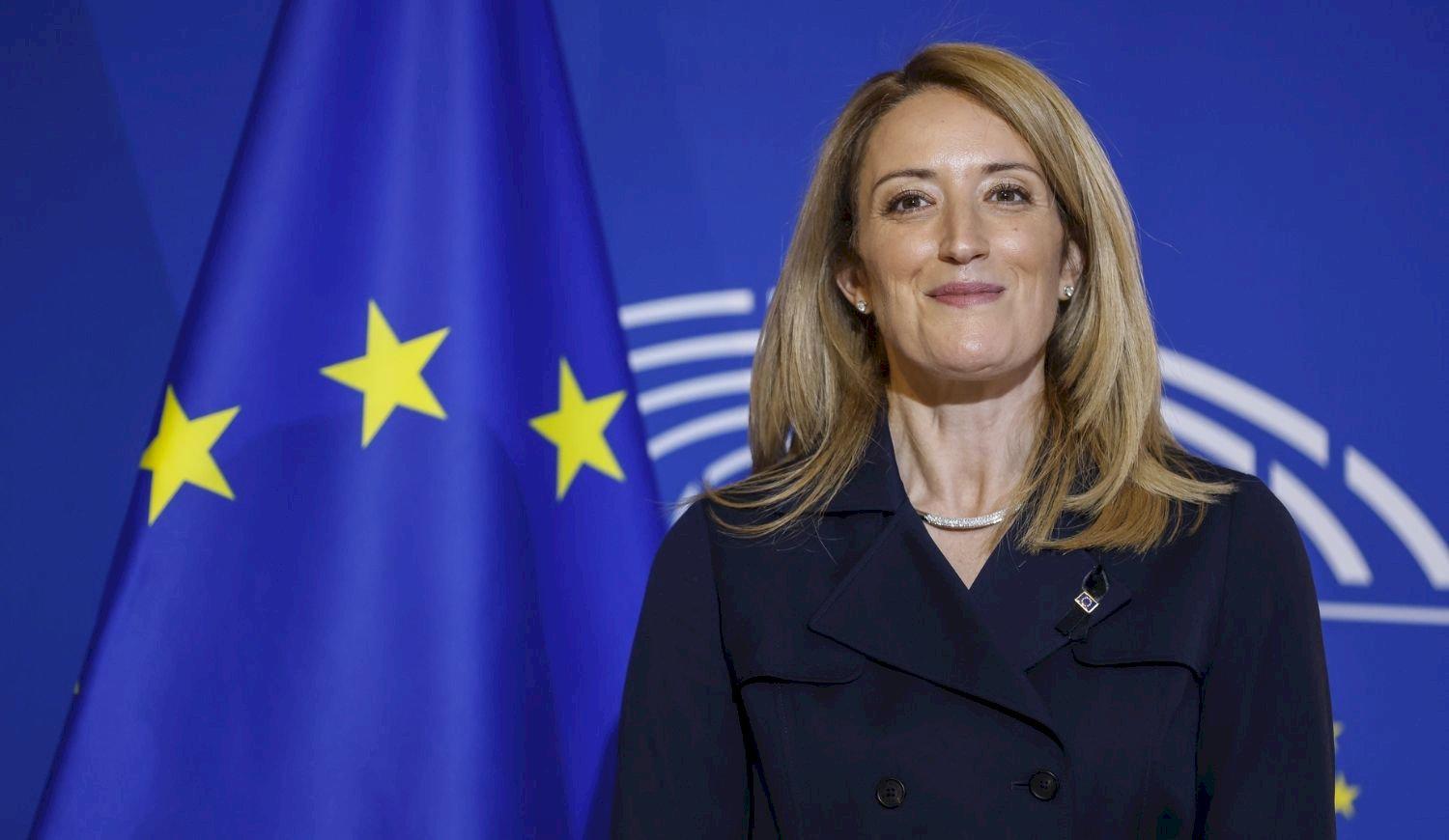 <b>Roberta Metsola: </b>Presidenta del Parlamento Europeo, firme defensora del Estado de derecho. 