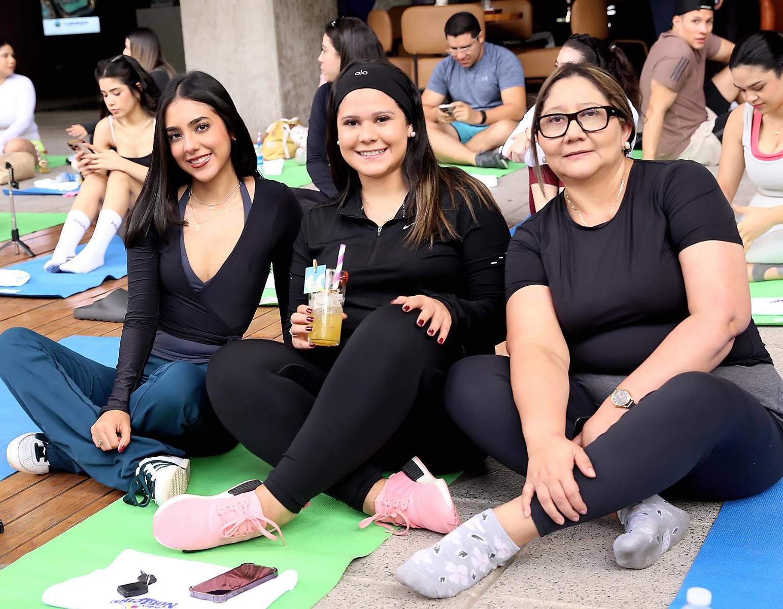 Annie Ríos, Nolly Navas y Noly Torres.