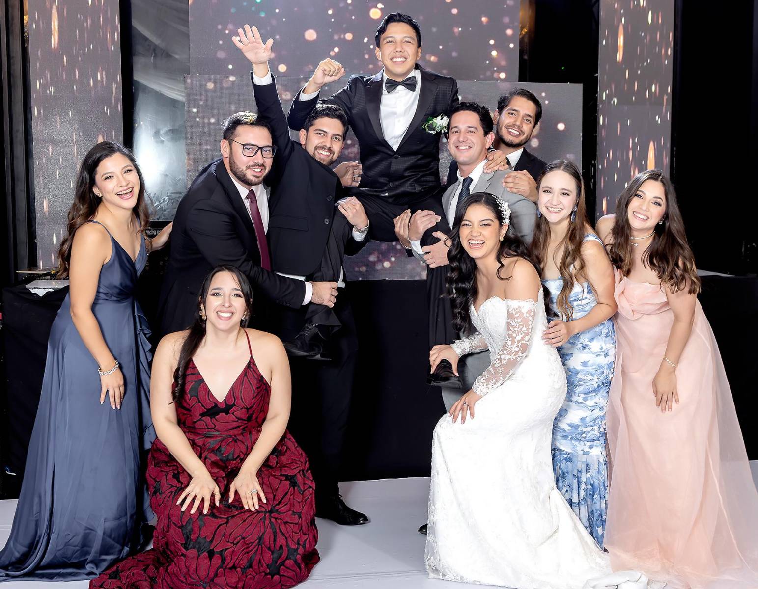 Mónica Zelaya-Núñez, Jennifer Romero-García, Noel García, Roberto Budde, Yitzhak Burgos, Erik Núñez Falck, Roberto Echeverria, Andrea Altamirano, Gabriela Santos- Budde y Tania Portillo