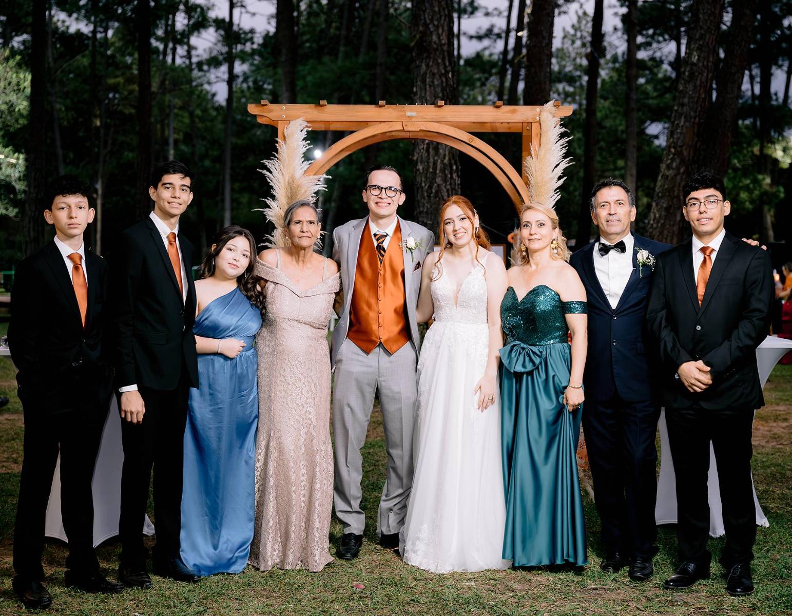 Juan José García, Juan Leonardo García, Lyzz Díaz, Irma Munguía, Miguel Blanco, Valery García, Karla Bonilla, Juan García Velásquez y Juan de Dios García.