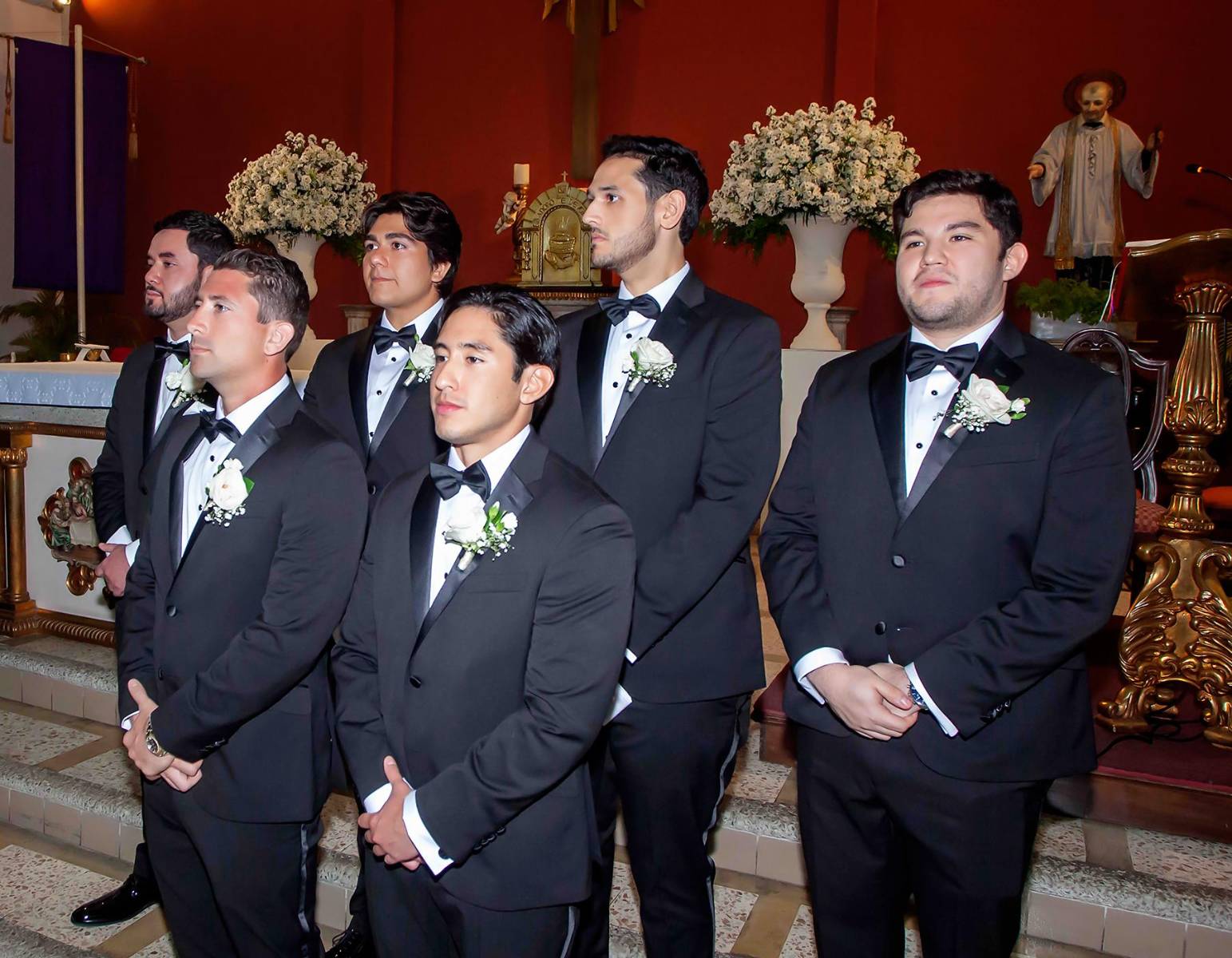 Thomas Fernández, Gustavo Zavala, Gabriel Segura, Héctor Hugo Fernández y Gustavo Segura.