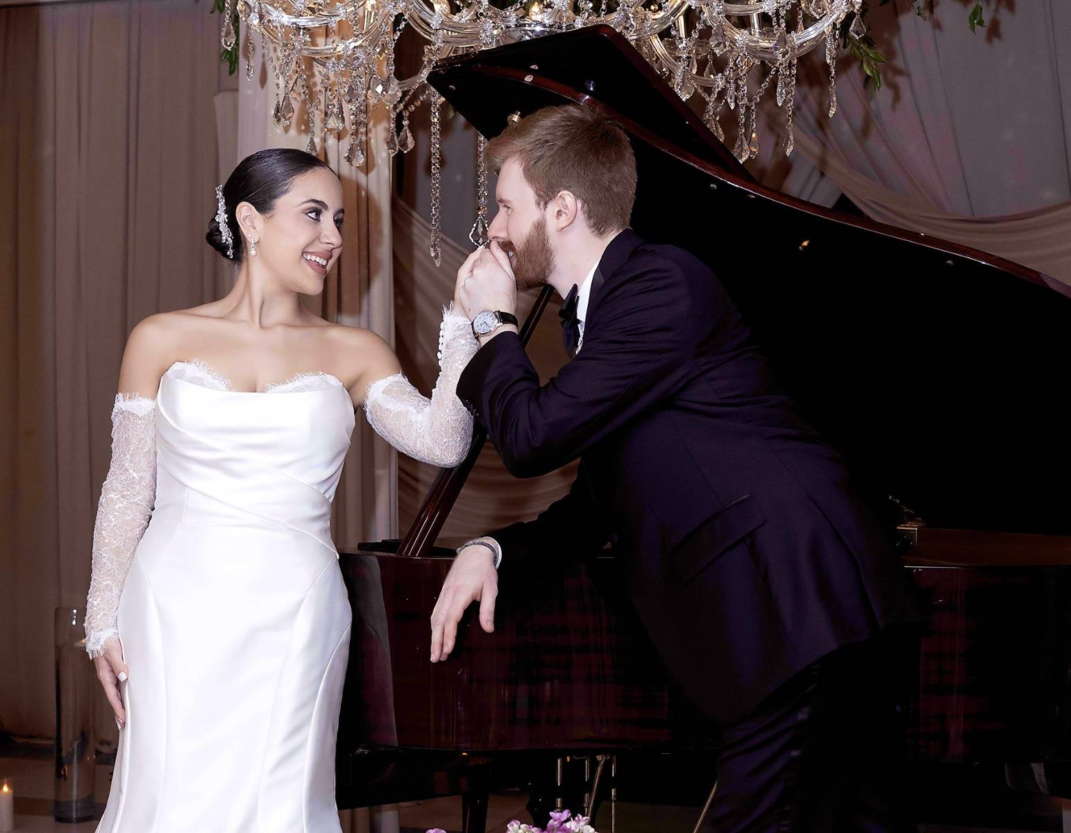 Así fue la boda de Walter Smith y Andrea Jordan