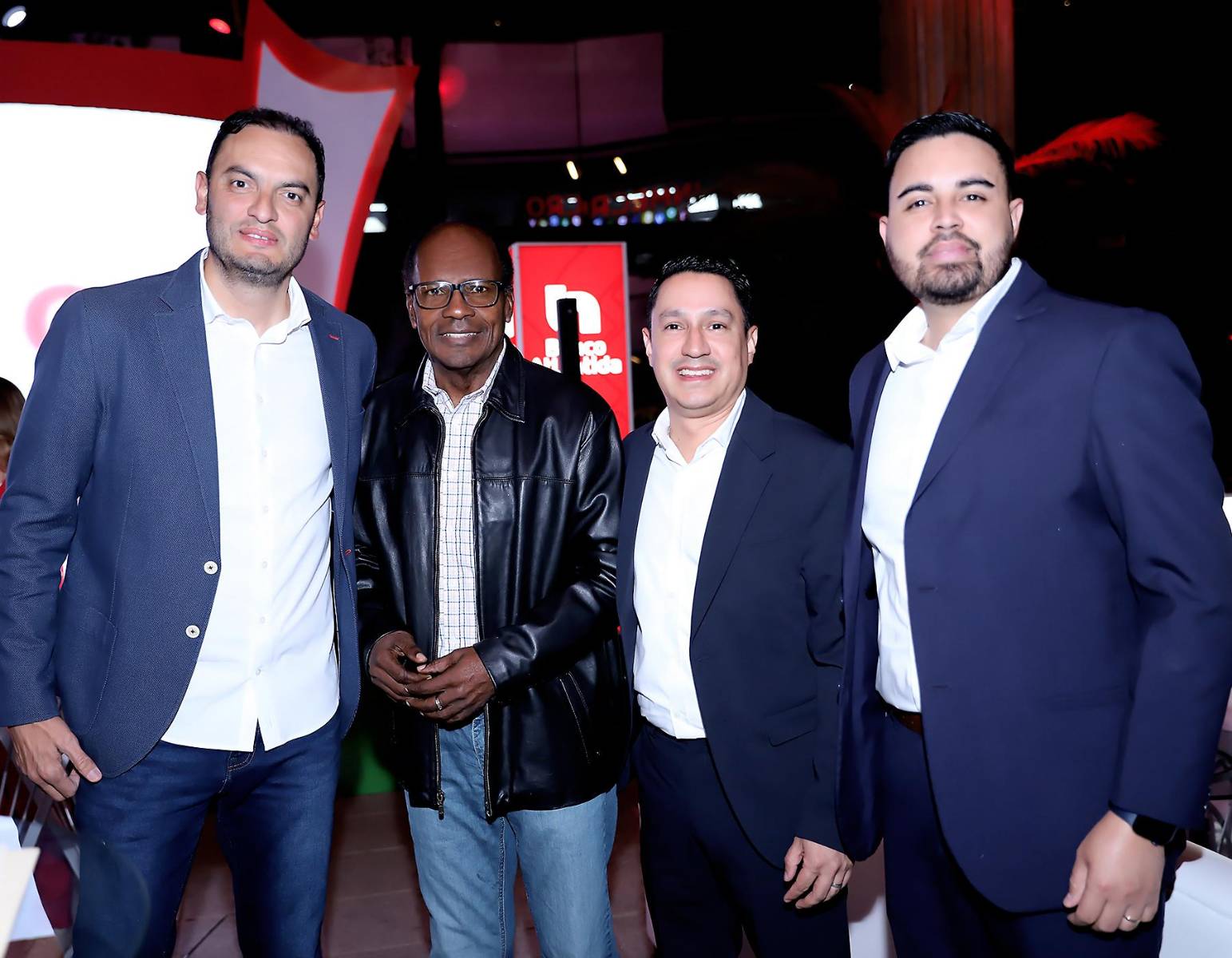 Jacobo Hernández, Gilberto Yearwod, Dennys Madrid y Salvador Cerrato,