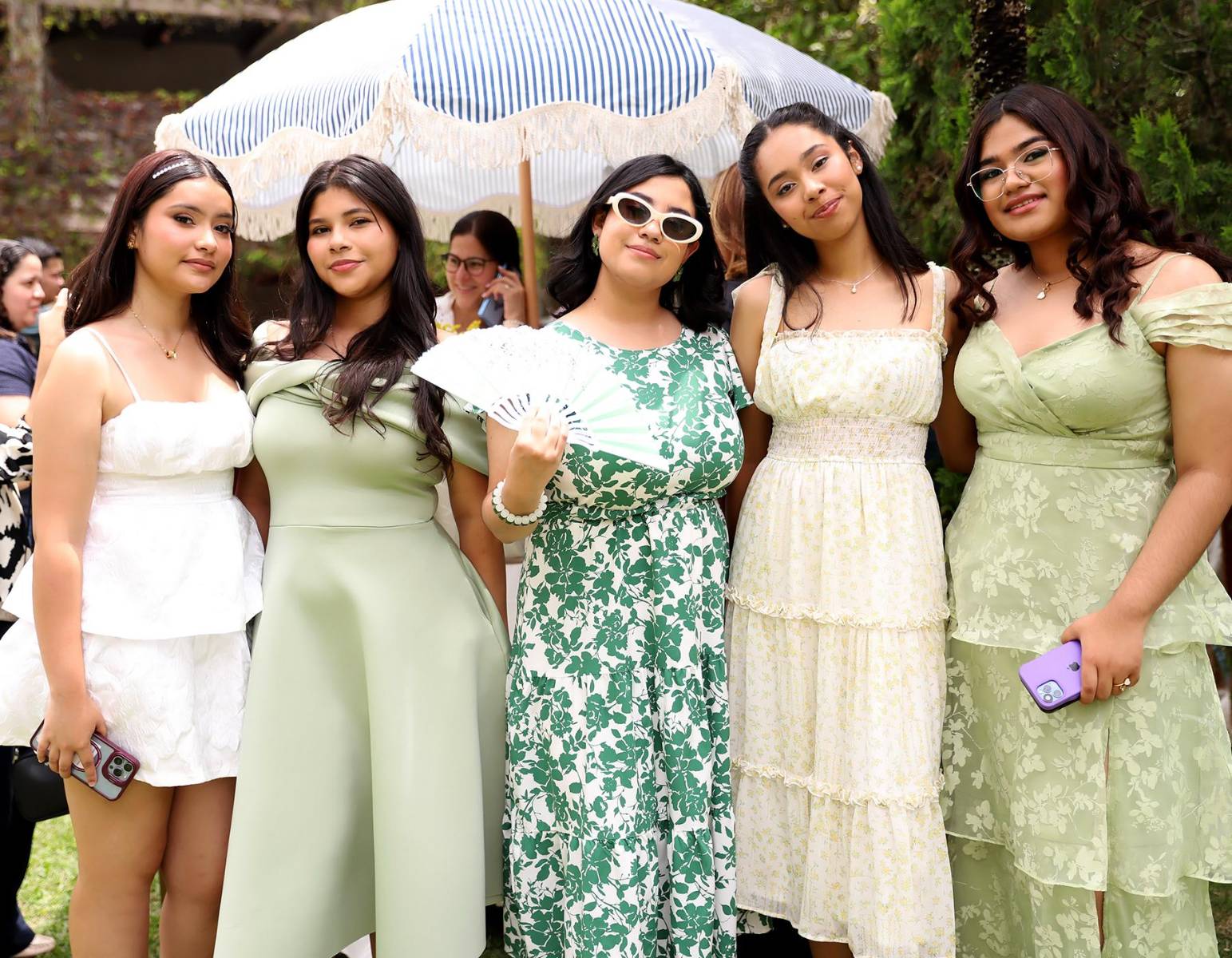 Daniela Ramirez , Maria Fernanda Puerto, Camila Cruz, Daniela Ramírez y Seely Lamay