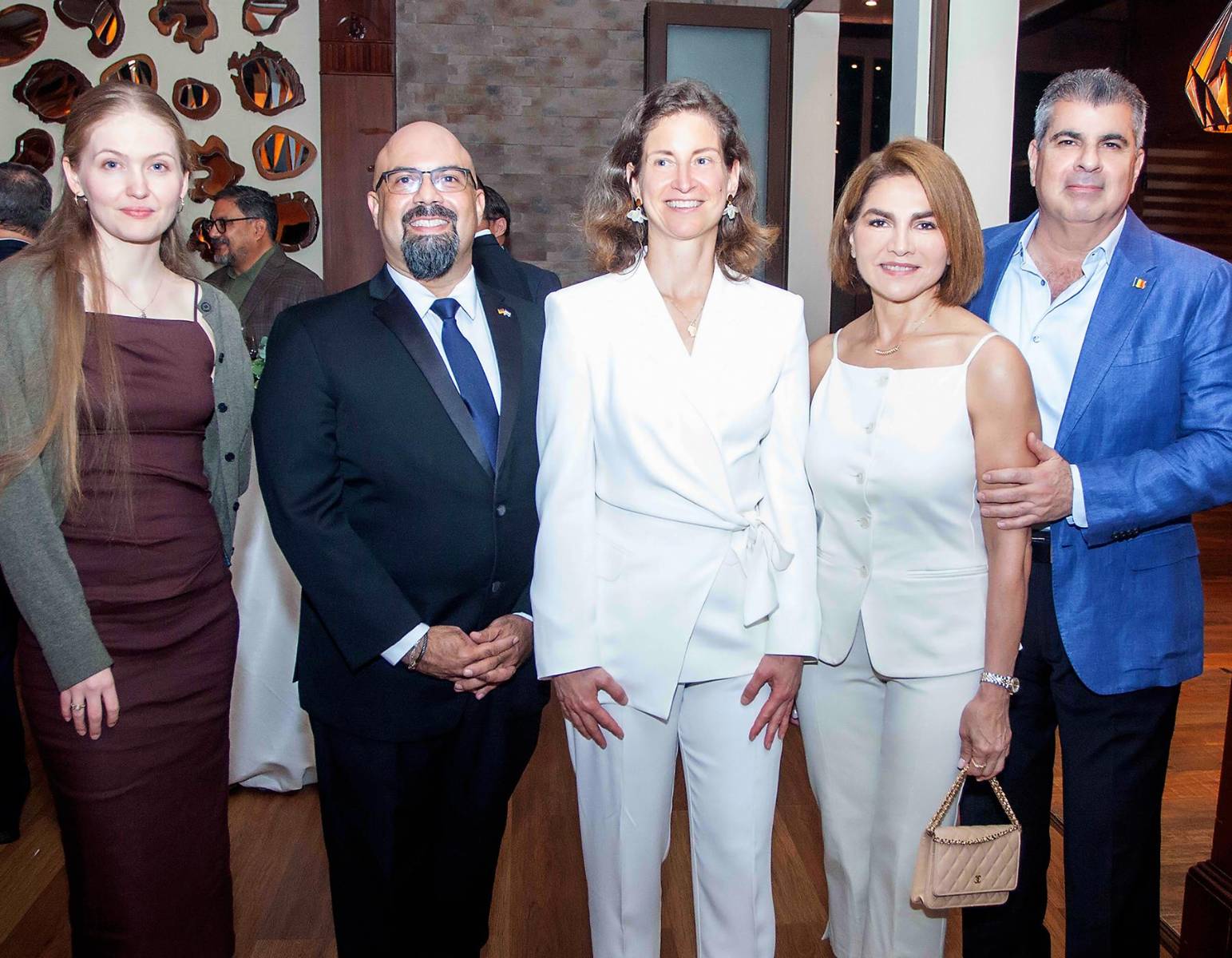 Stefanie Hanf, Dieter Fertsch, Daniela Vogl, Susy Trochez y Alex Canahuati