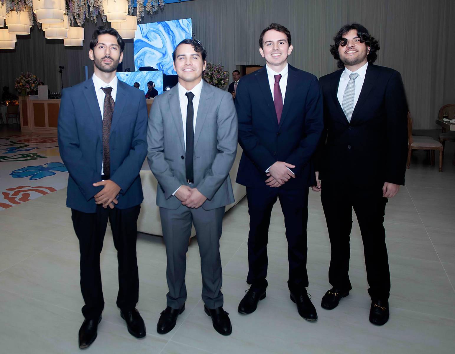 Gianini Chilonide, Miguel Lemus, Alberto Arriaga y Ángel Ramos