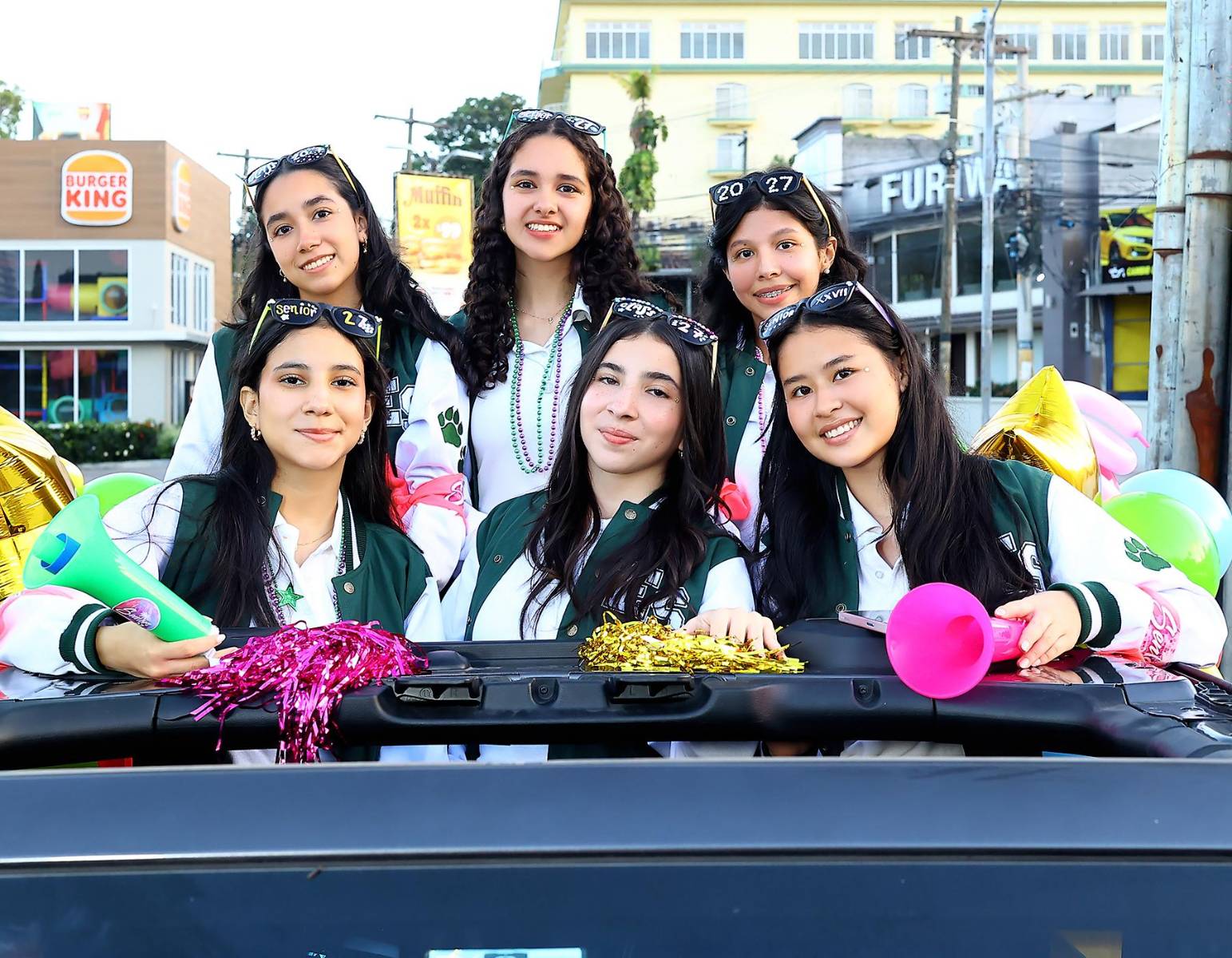 Emma Agüero, María José Espinal, Ximena Lozano, Mónica Espinal, Juliana Álvarez y Ana Florez