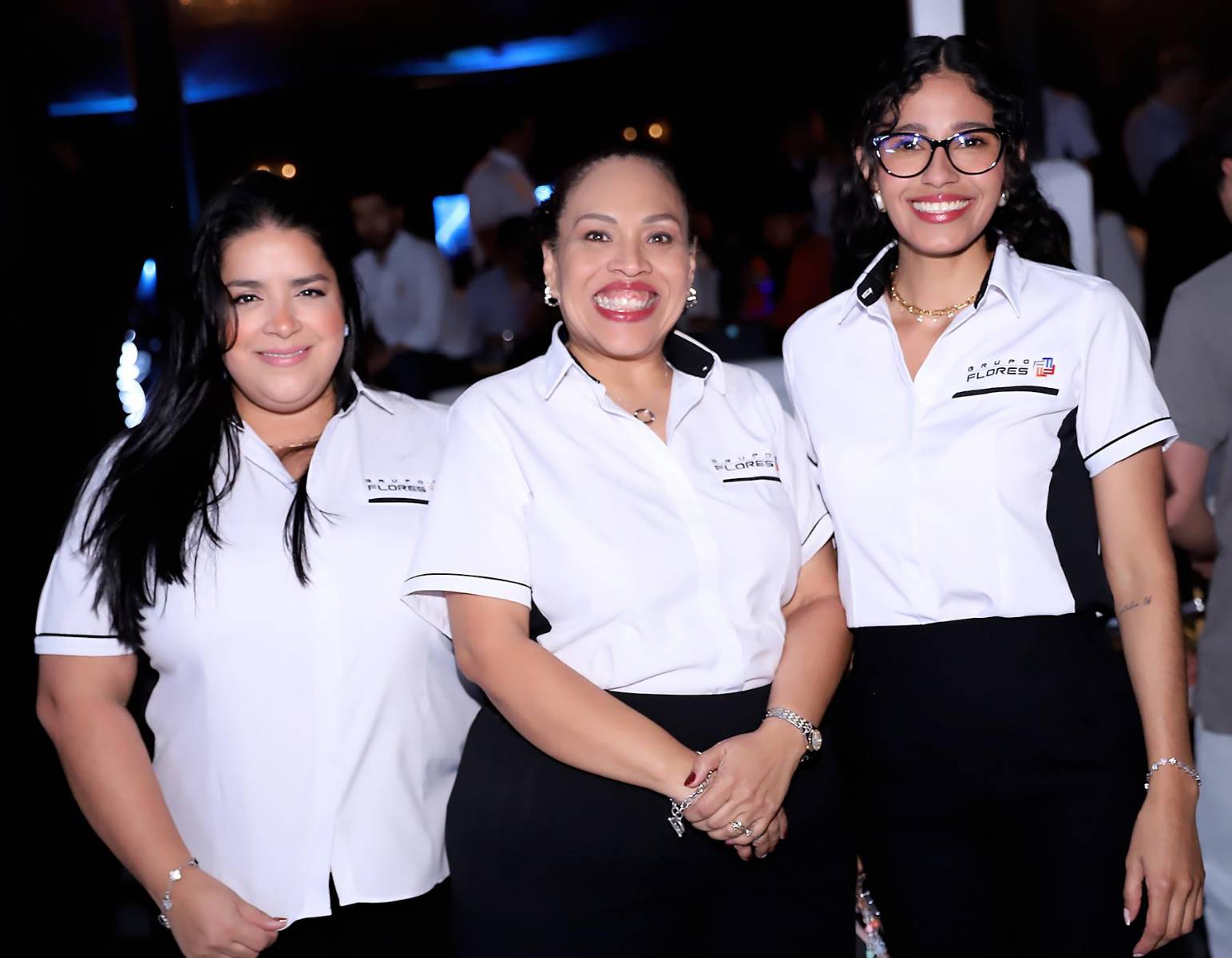 Ana Lucía Cruz, Carlota Figueroa y Telma Flores.