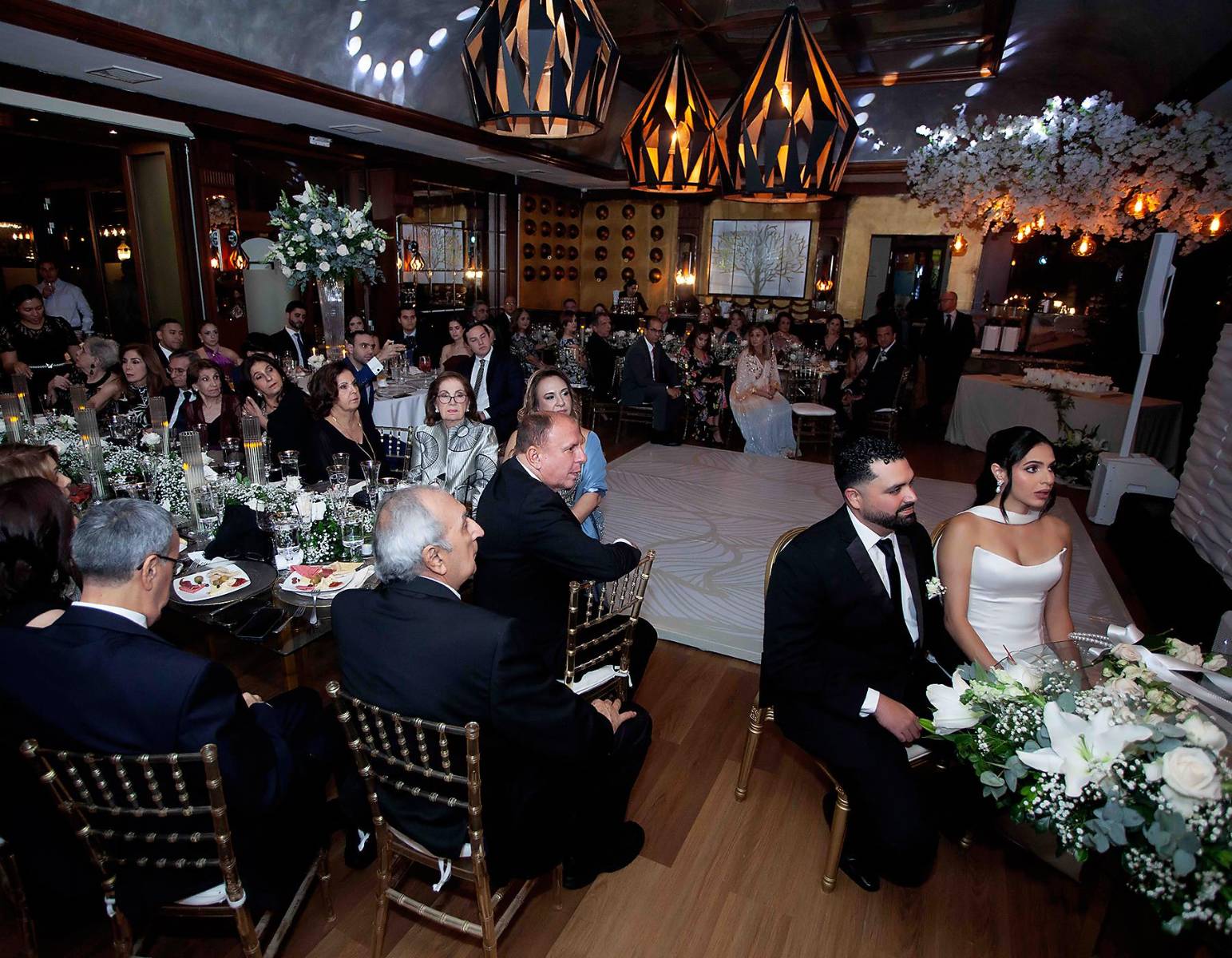 La boda civil de Michael Chahín y Nur Segebre