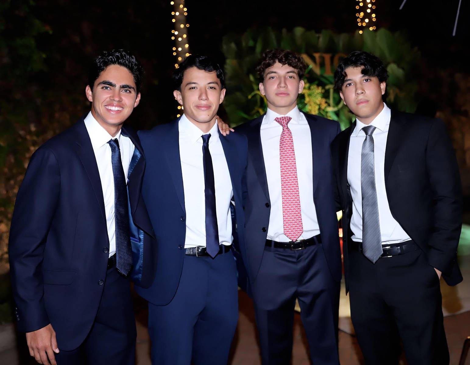 Ernesto Facusse, Roberto Rivera, Carlos Santos y José Ordóñez.