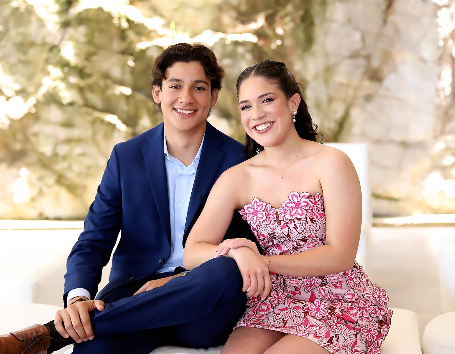 Camilo Bussi y Arianna Torres.