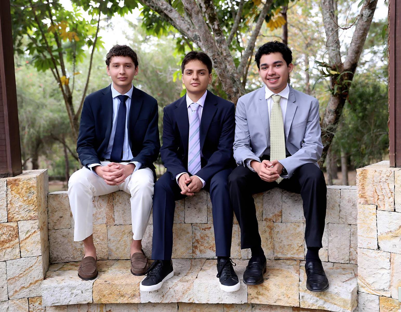 José Eguigurems, André Andino y Martín Rovelo.