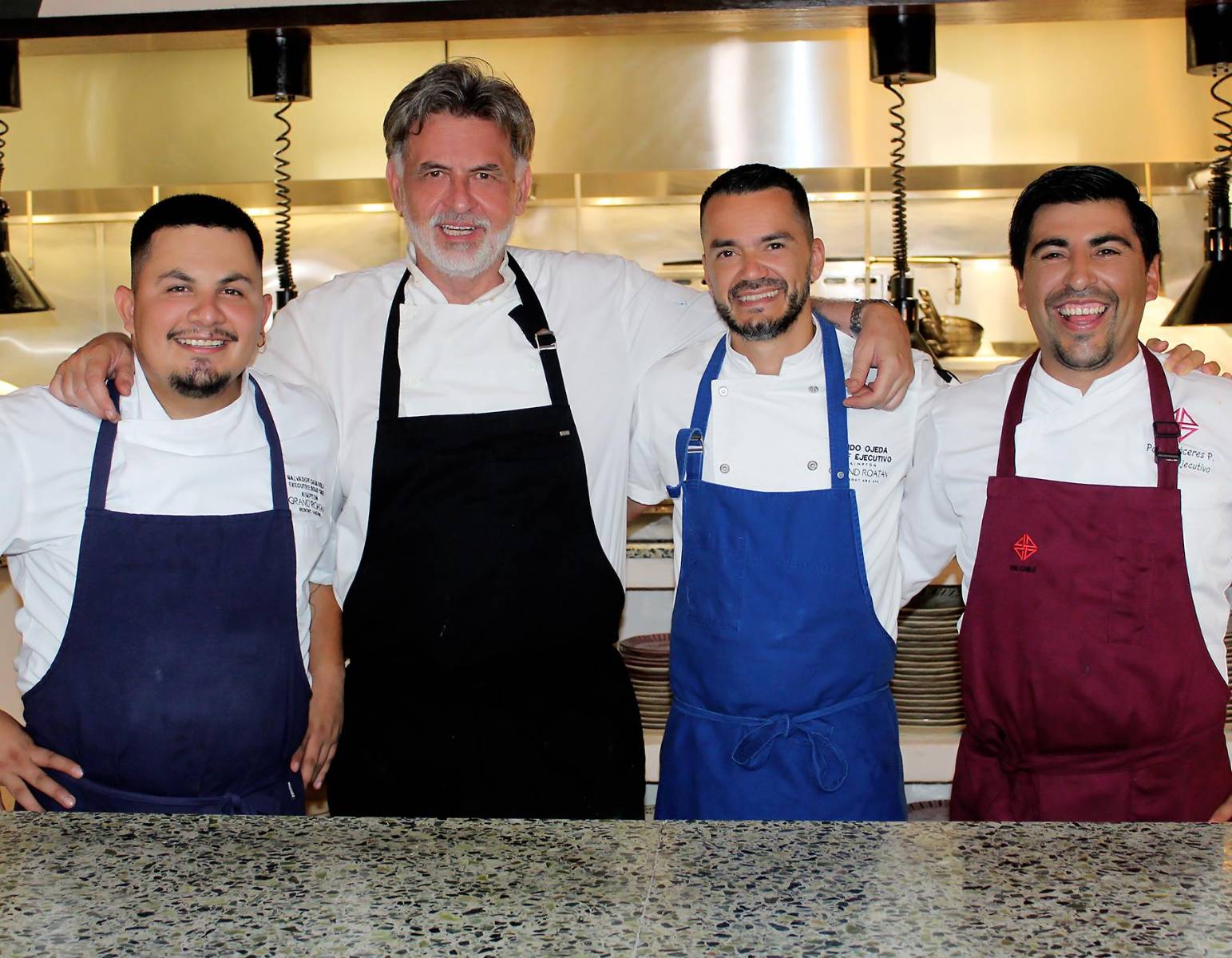 Salvador Casasola, Danilo Ferraz, Guido Ojeda y Pablo Cáceres. 