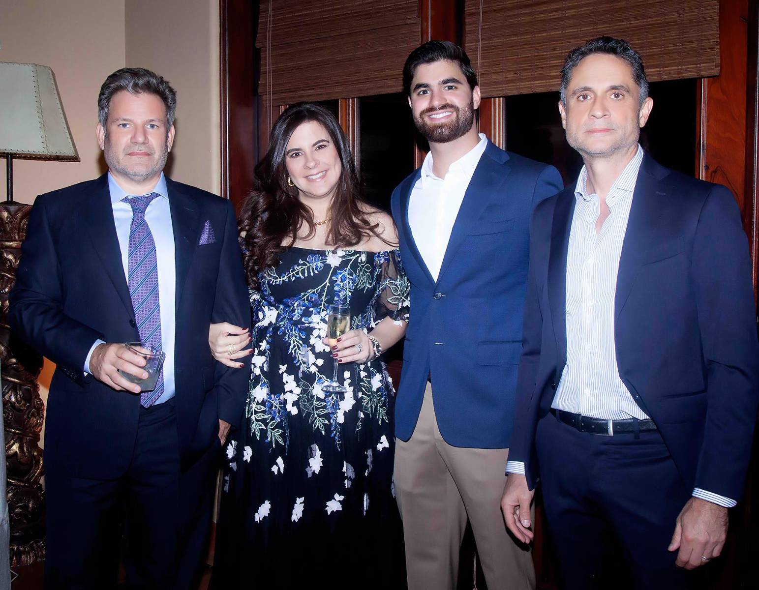 Eduardo y Marinette Kattán con Juan Andonie y Roberto Bizzarri.