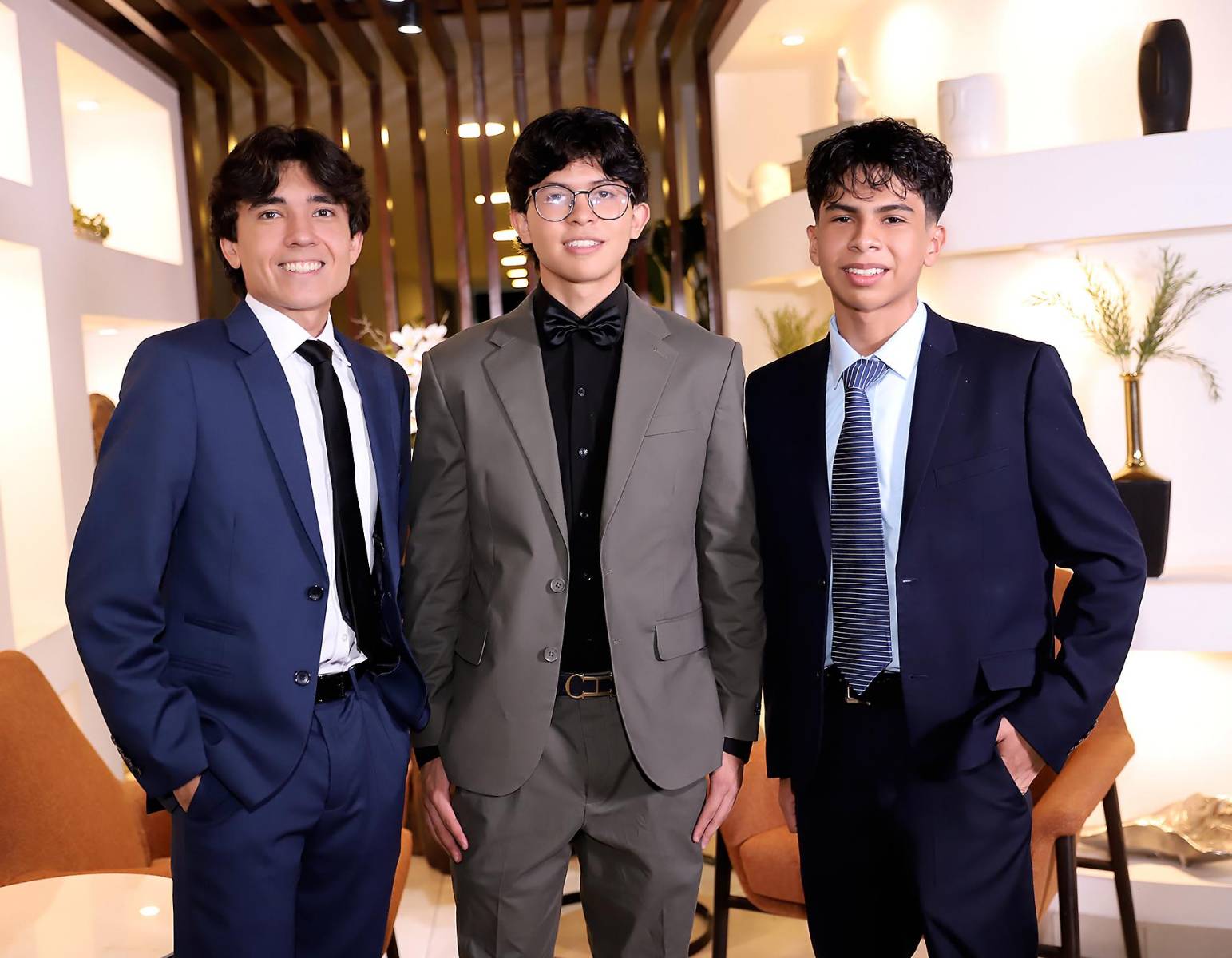 José Escobar, Roberto Molina y Loam Salgado.