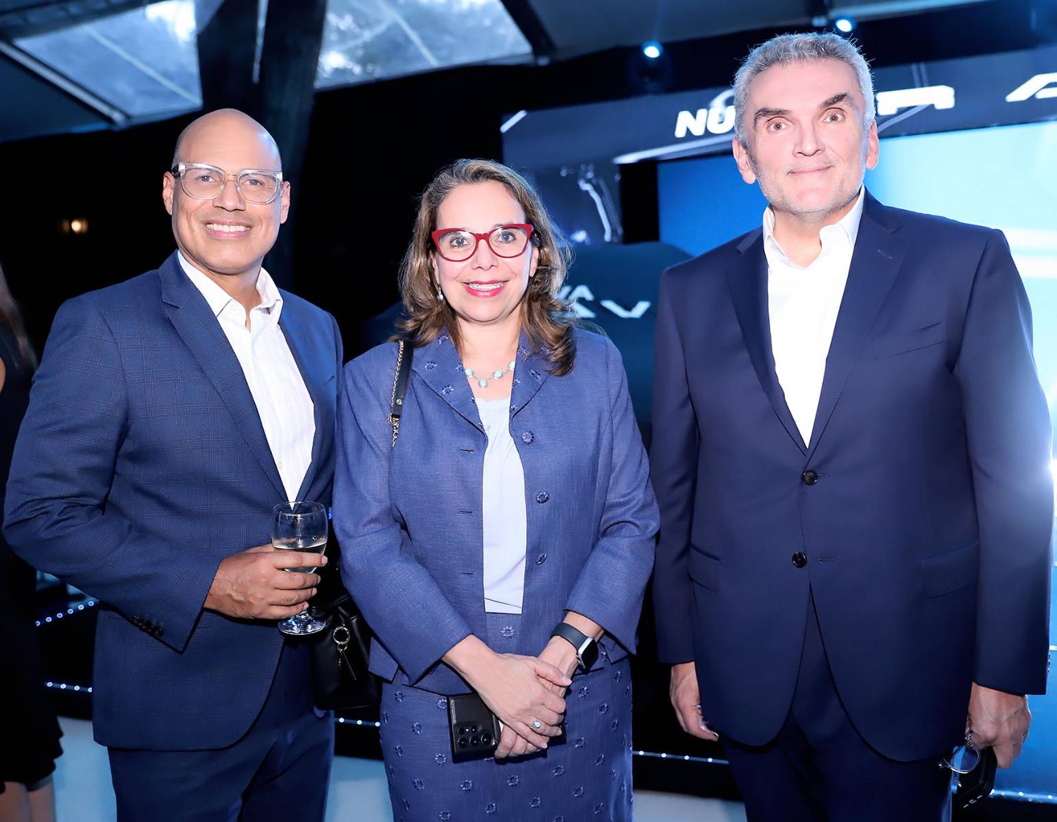 Armando Erazo, Tetei Martínez y Thibaud Aymeric.