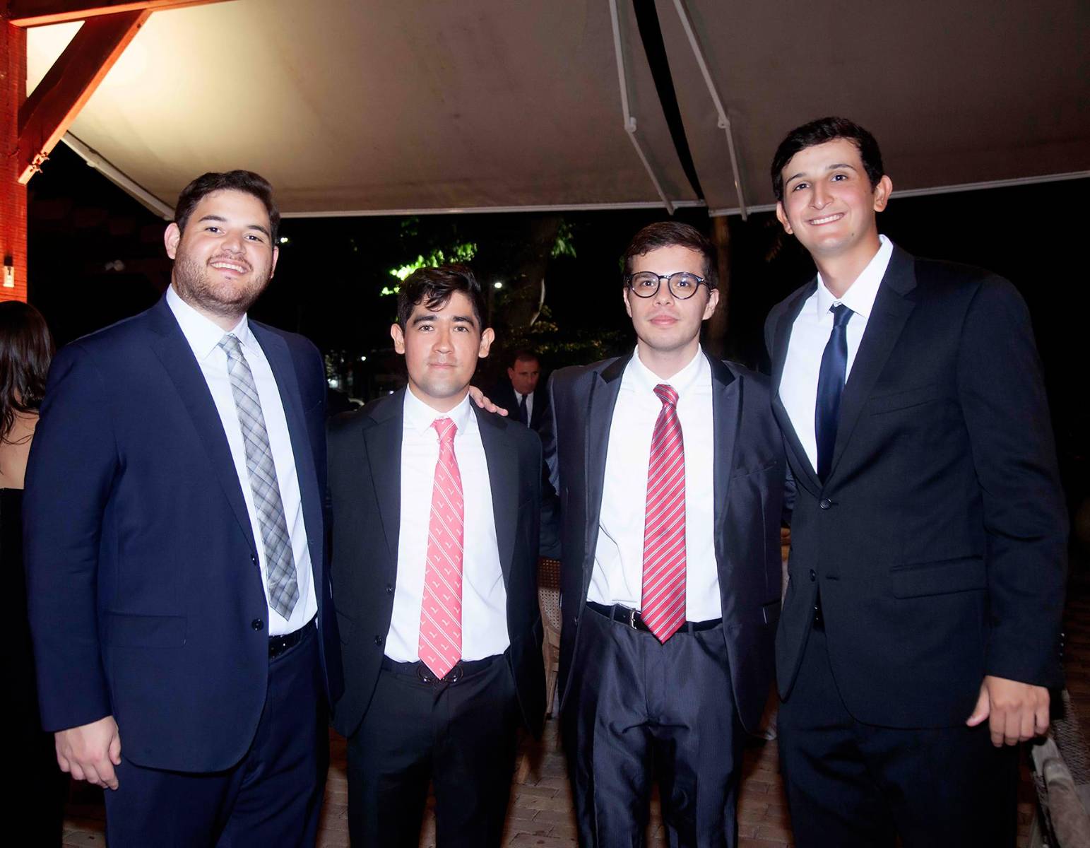 Wyatt Gatlin, Min Jae Kim, Juan Miguel Madrid y Juan Fonseca.