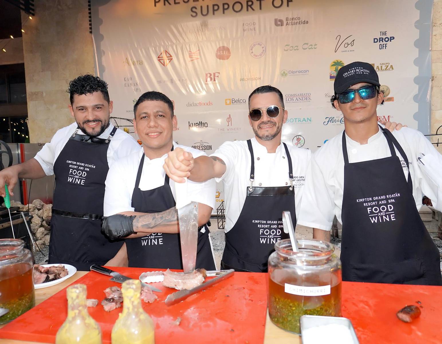 Día 2 del Food and Wine Festival en Roatán