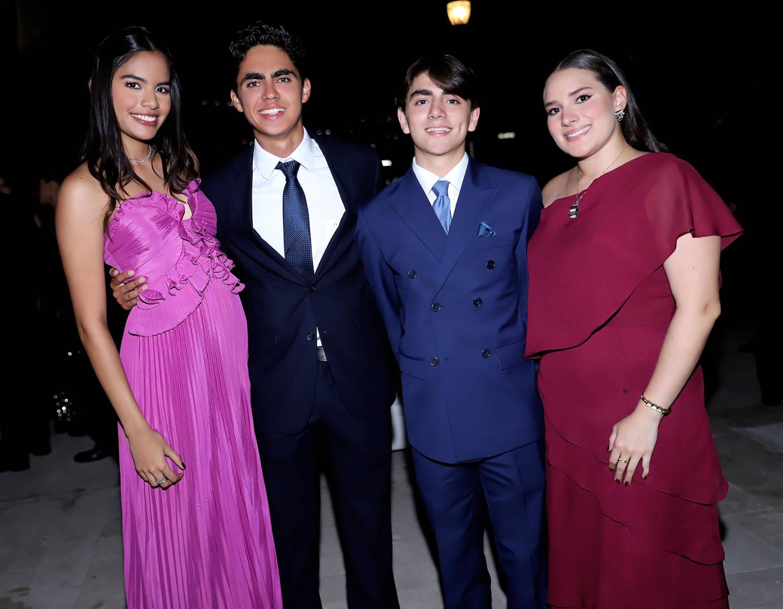 Isabella Noriega, Ernersto Facussé, Marcelo Pedemonte y Nathalie Fleming.