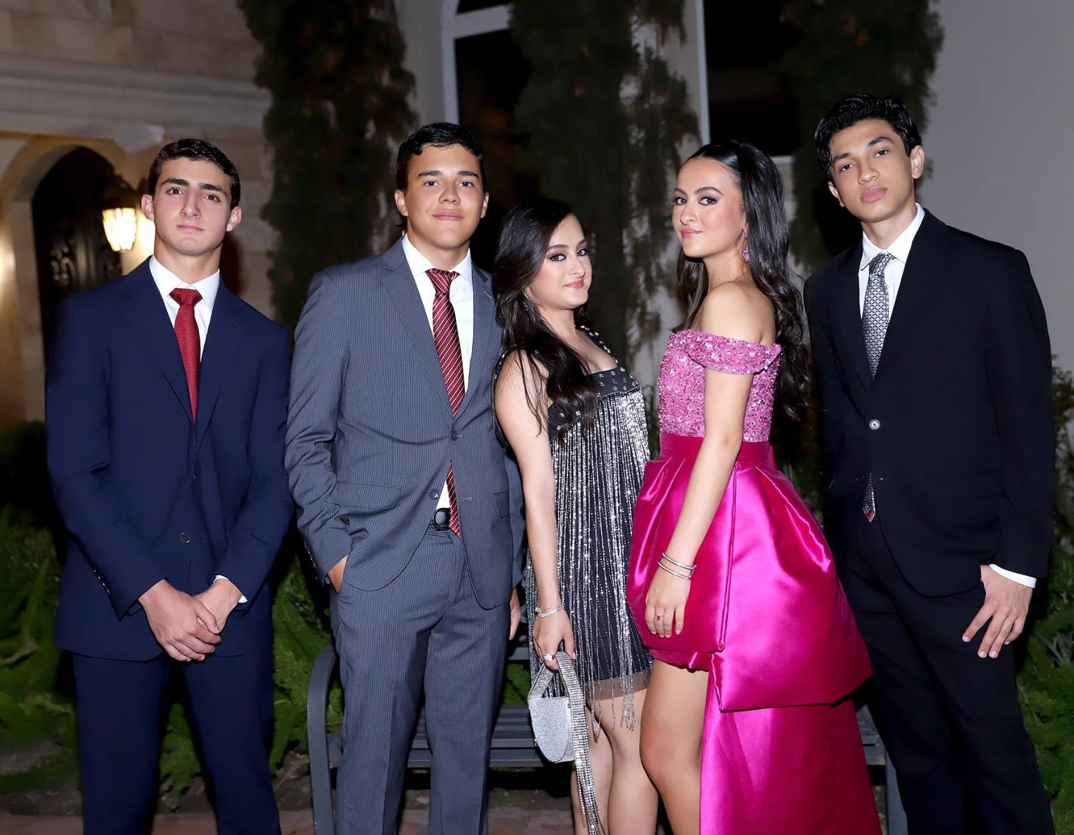 Tomás Simón, Felipe Oliva, Mía Simón, Michaela Simón y Michael Weymeyer.