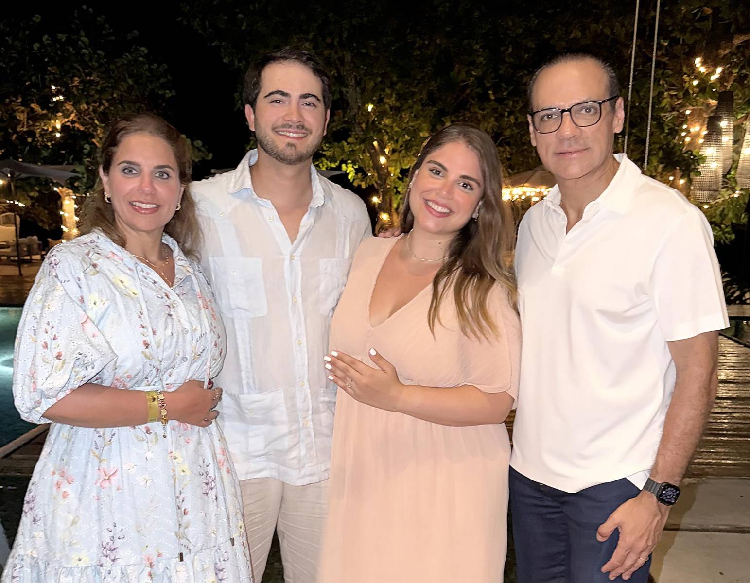 Así fue el compromiso de Valerie Boadla y Carlos Rojas