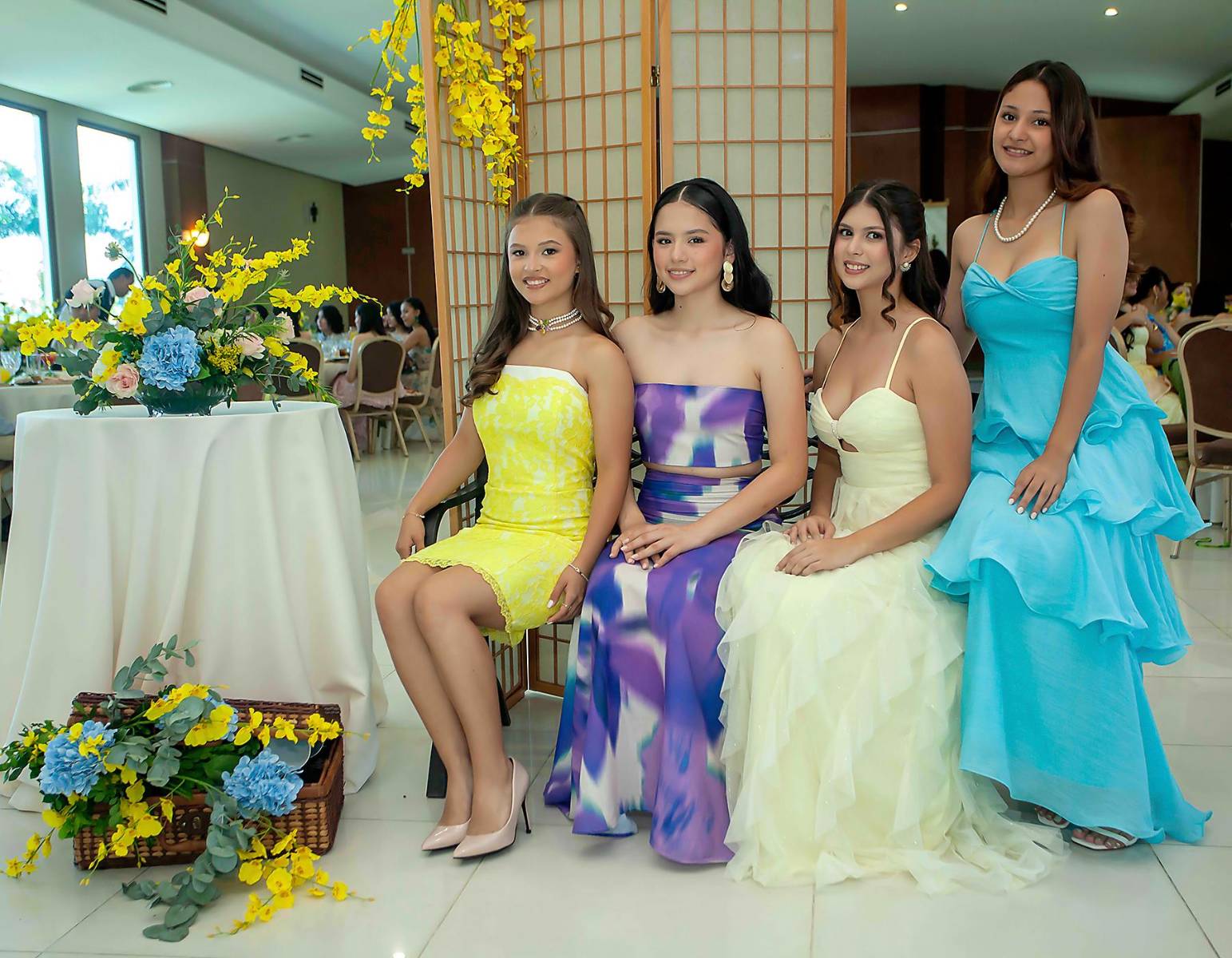 Pamela Rodríguez, Allegra Triminio, Isabella Zornita y María José Romero. 