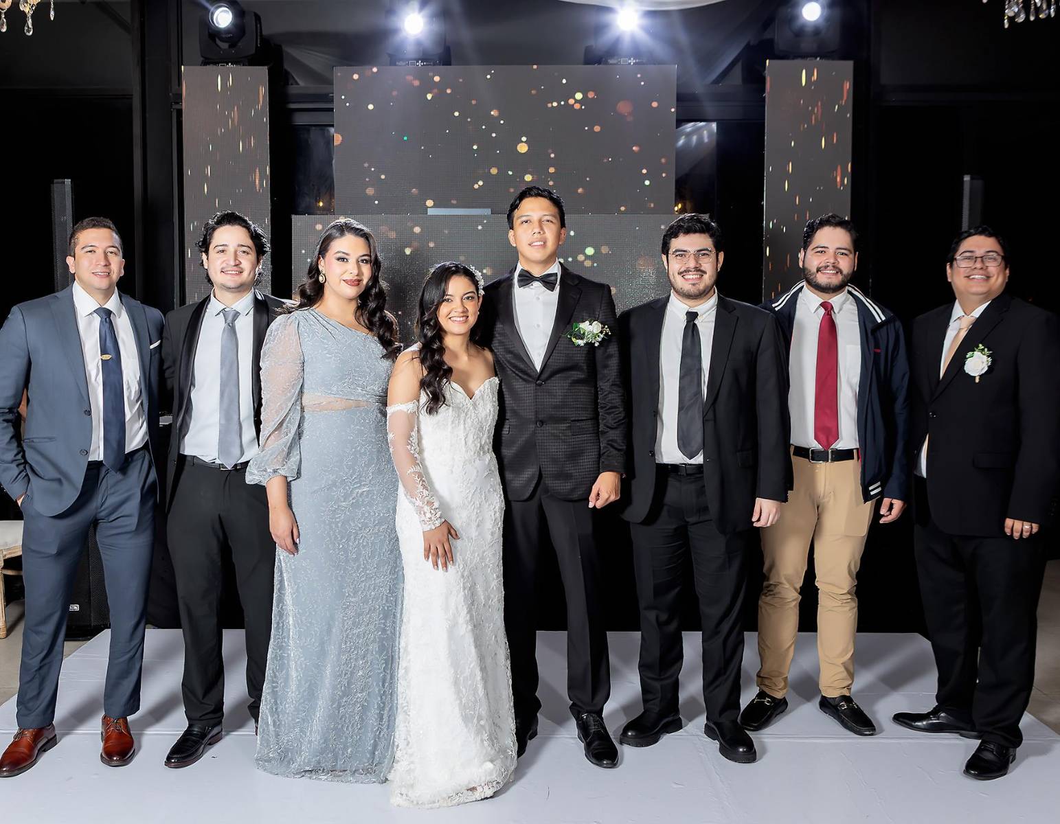 Josue Bonilla, Gabriel Martínez, Iliana Escobar, Andrea Altamirano, Yitzhak Burgos, Jorge Guevara, Fernando Diaz y Henry Martínez